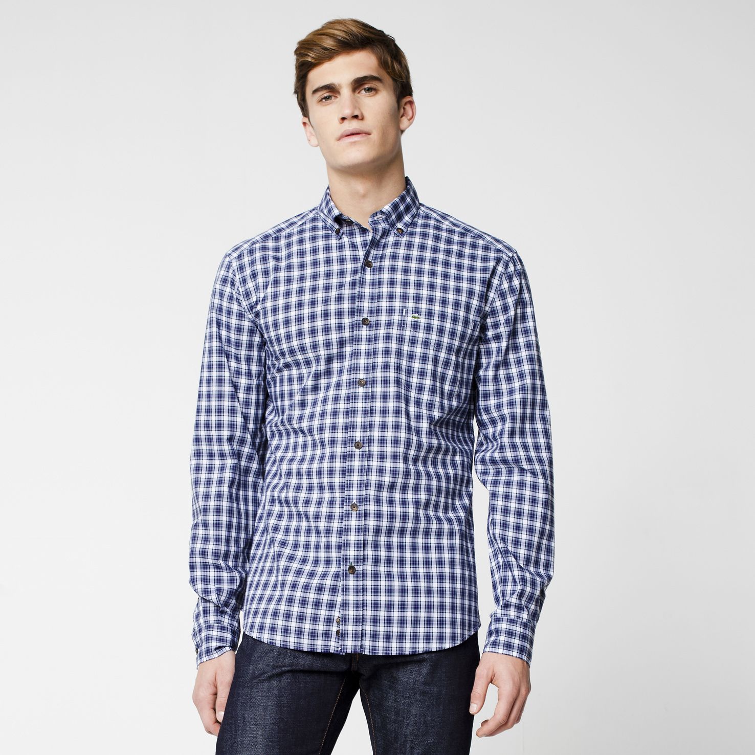 Lacoste Slim fit checked shirt Men