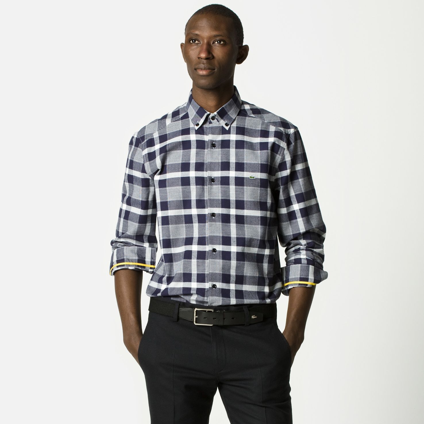 Slim fit checked shirt