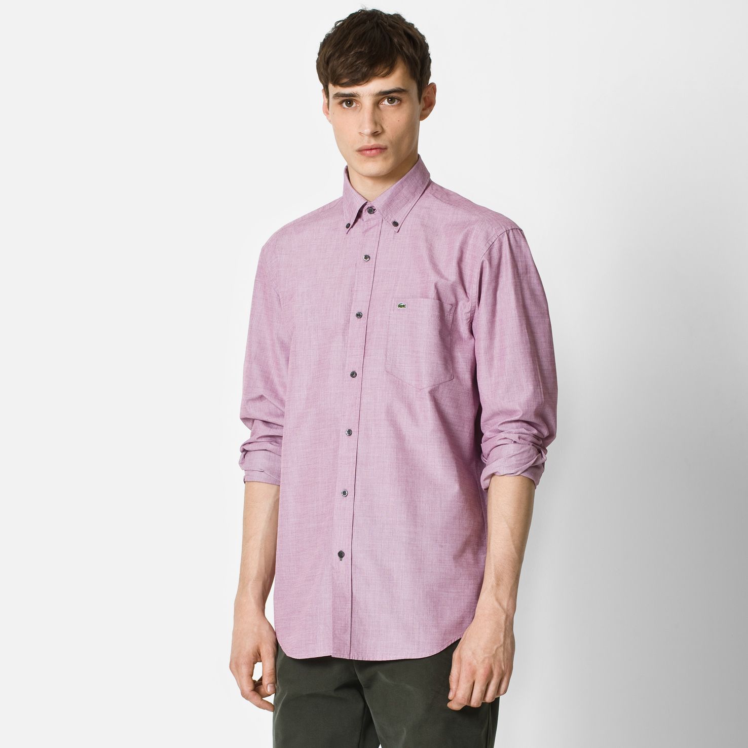 Plain regular fit shirt