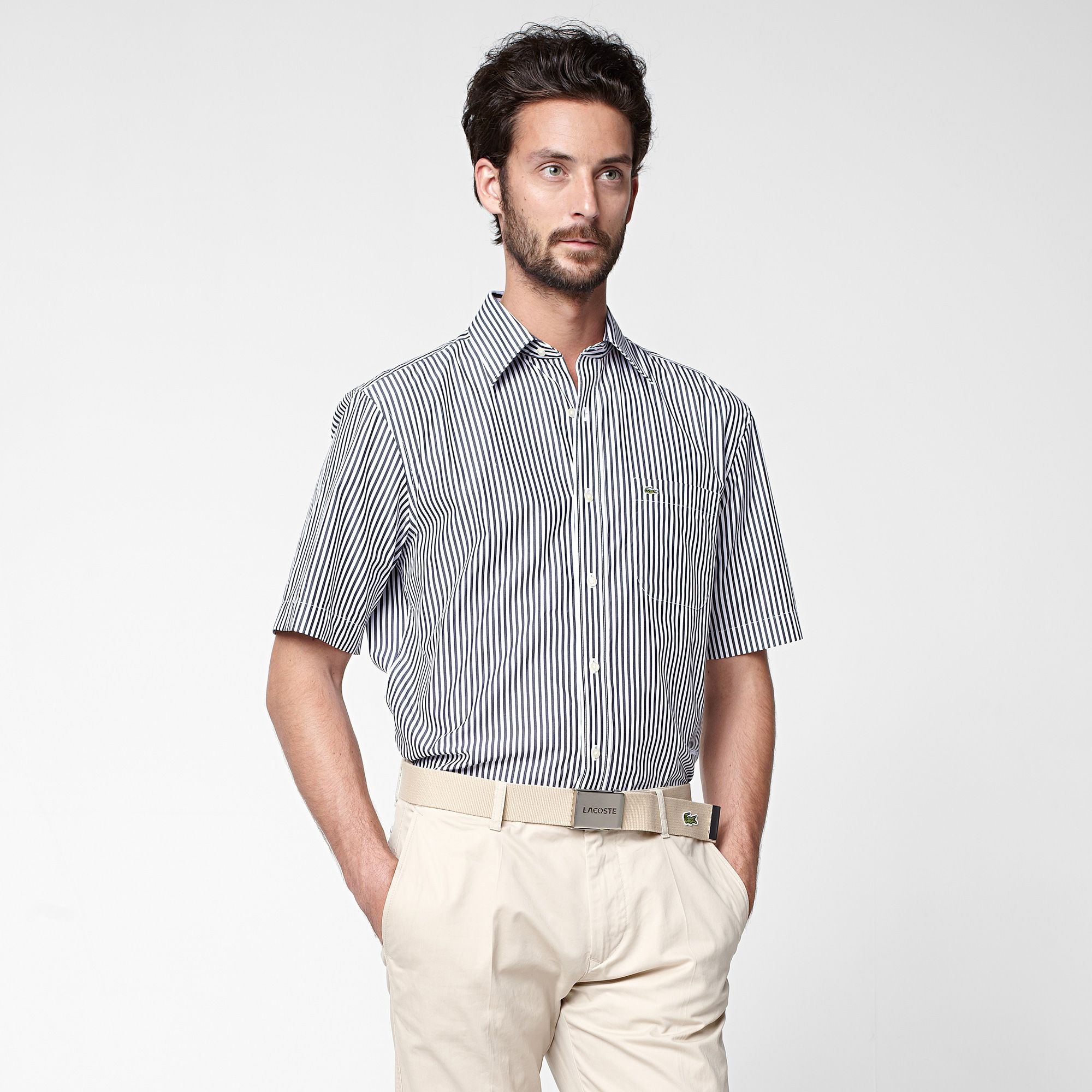 Lacoste Regular fit striped shirt Men