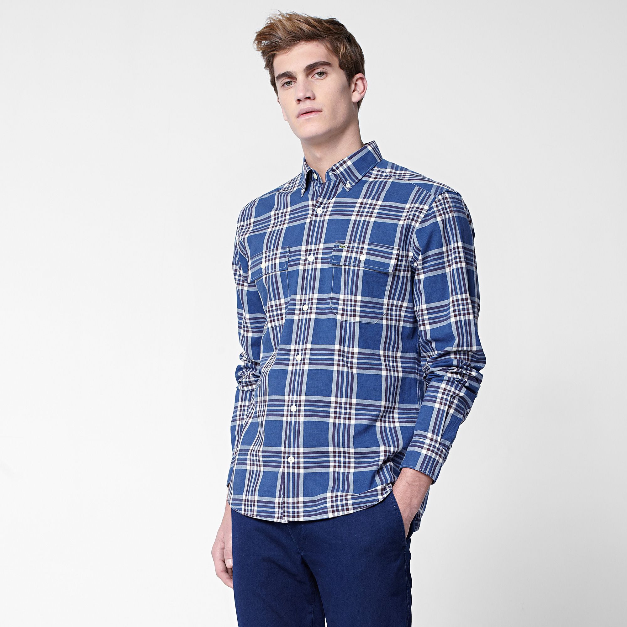 Lacoste Slim fit check shirt Men