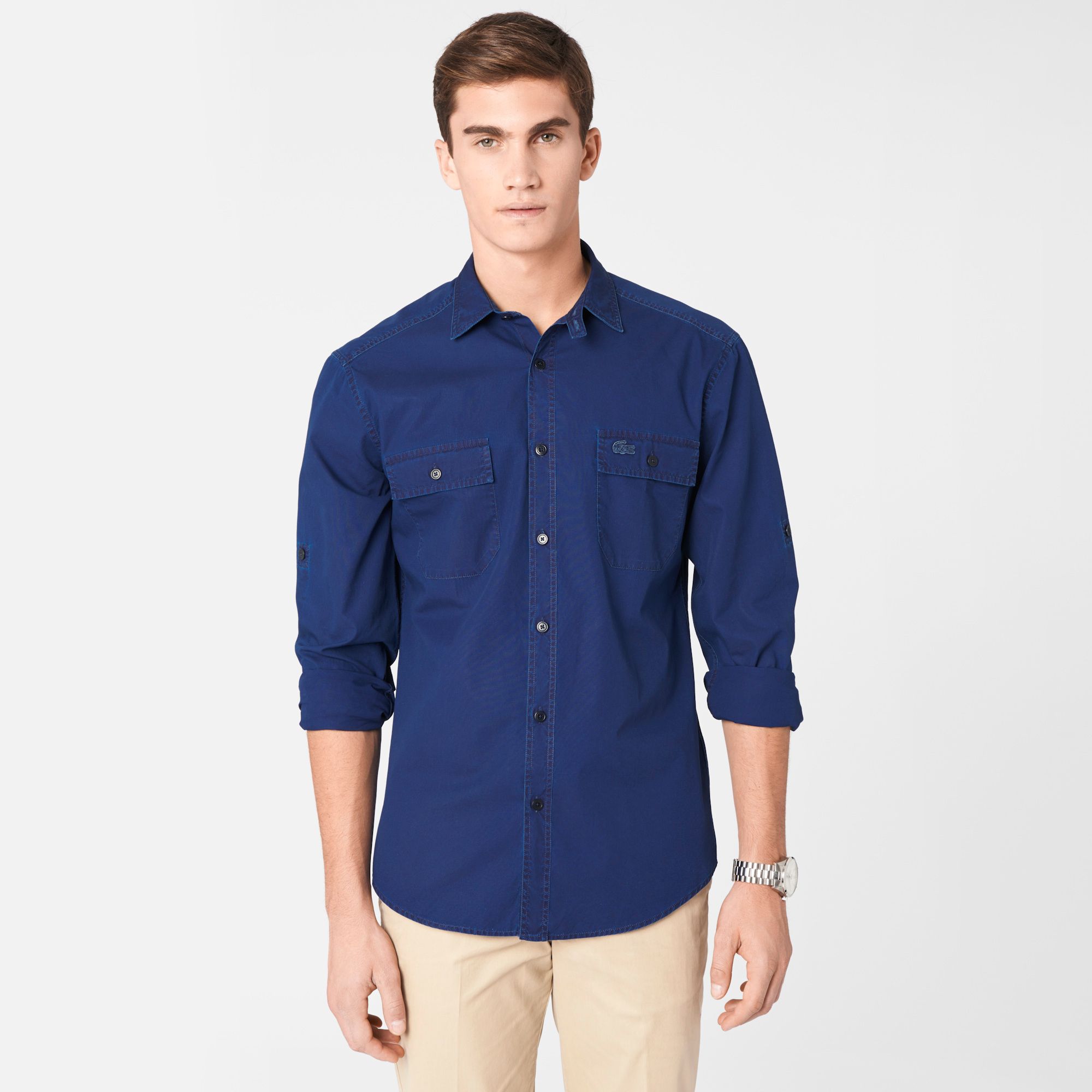 Lacoste Slim fit Hemd uni Herren