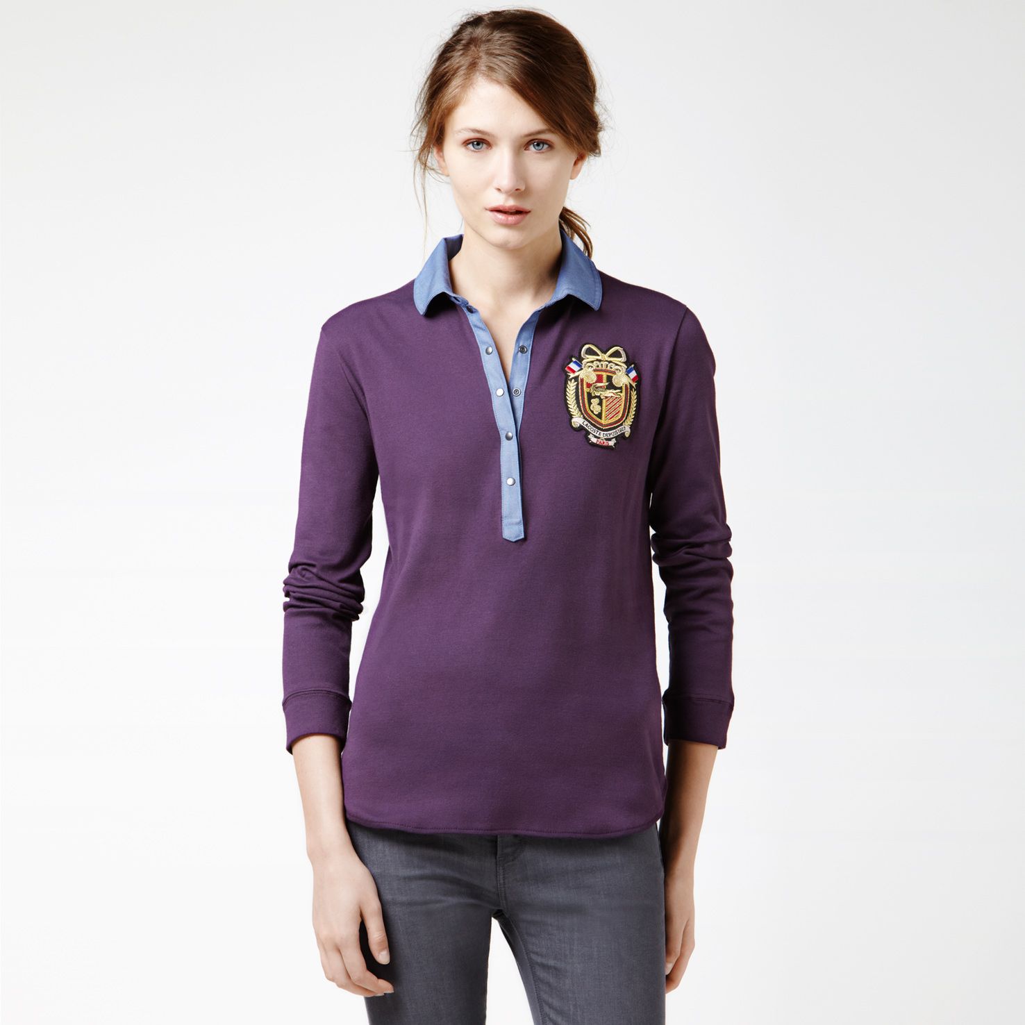 Lacoste Classic polo with badge