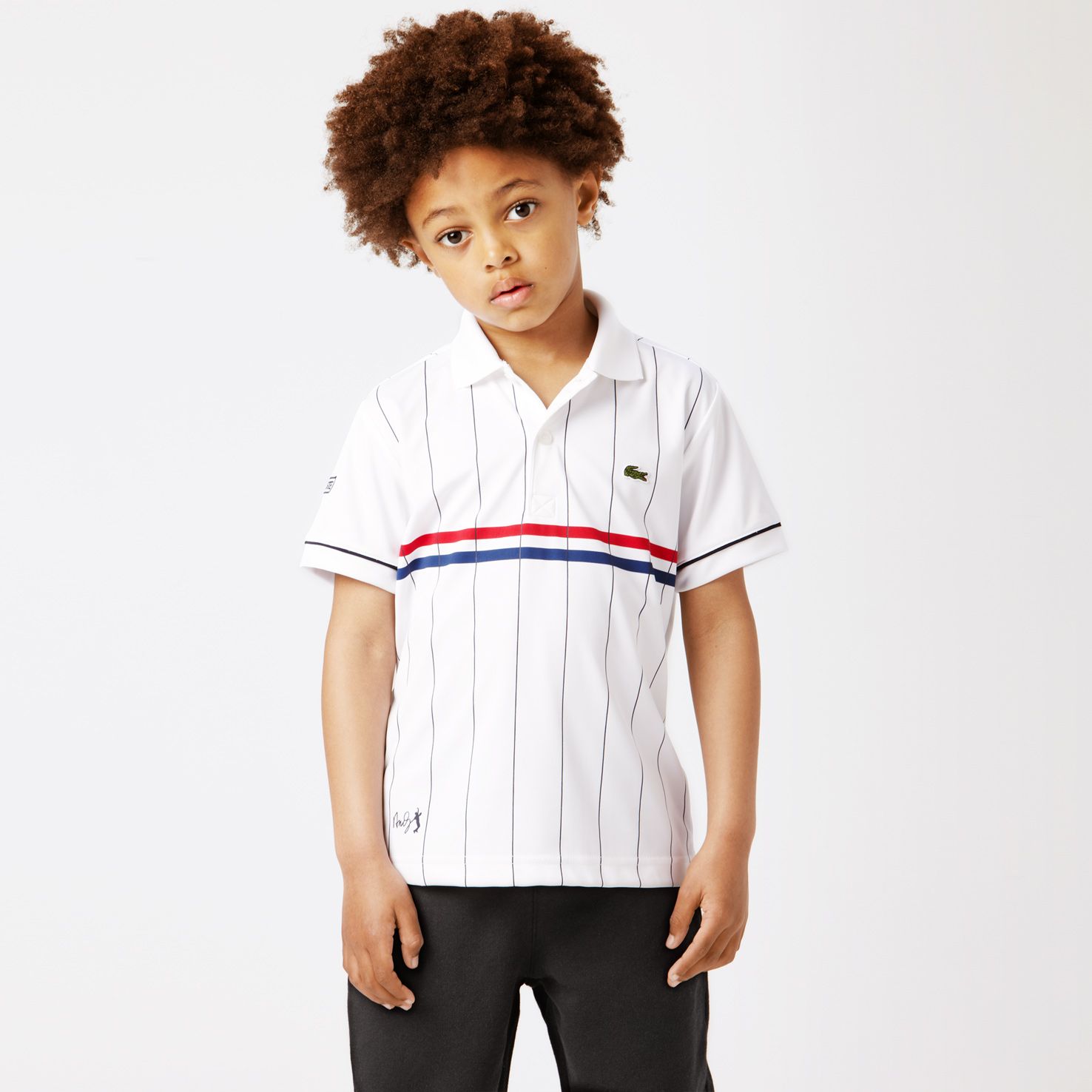 Lacoste Sport Andy Roddick striped polo