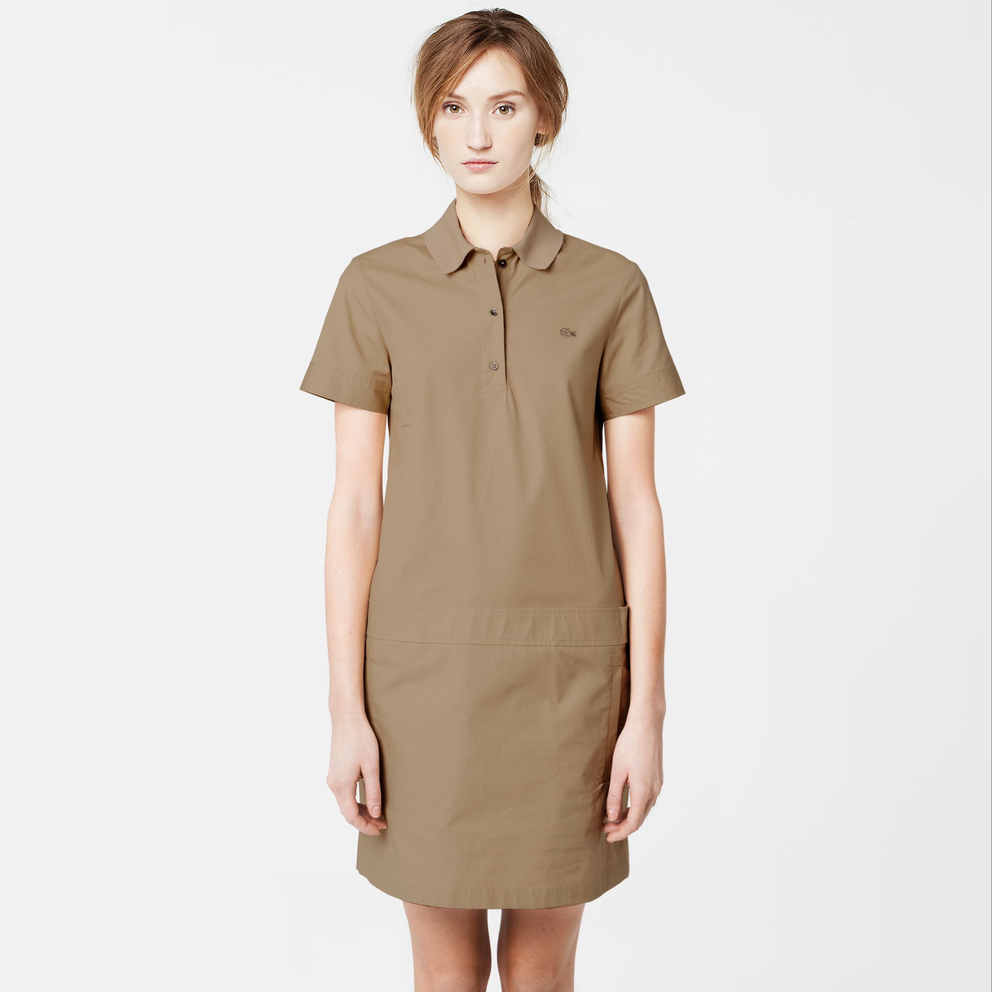 Lacoste 80th Anniversary Edition polo dress with pockets Women