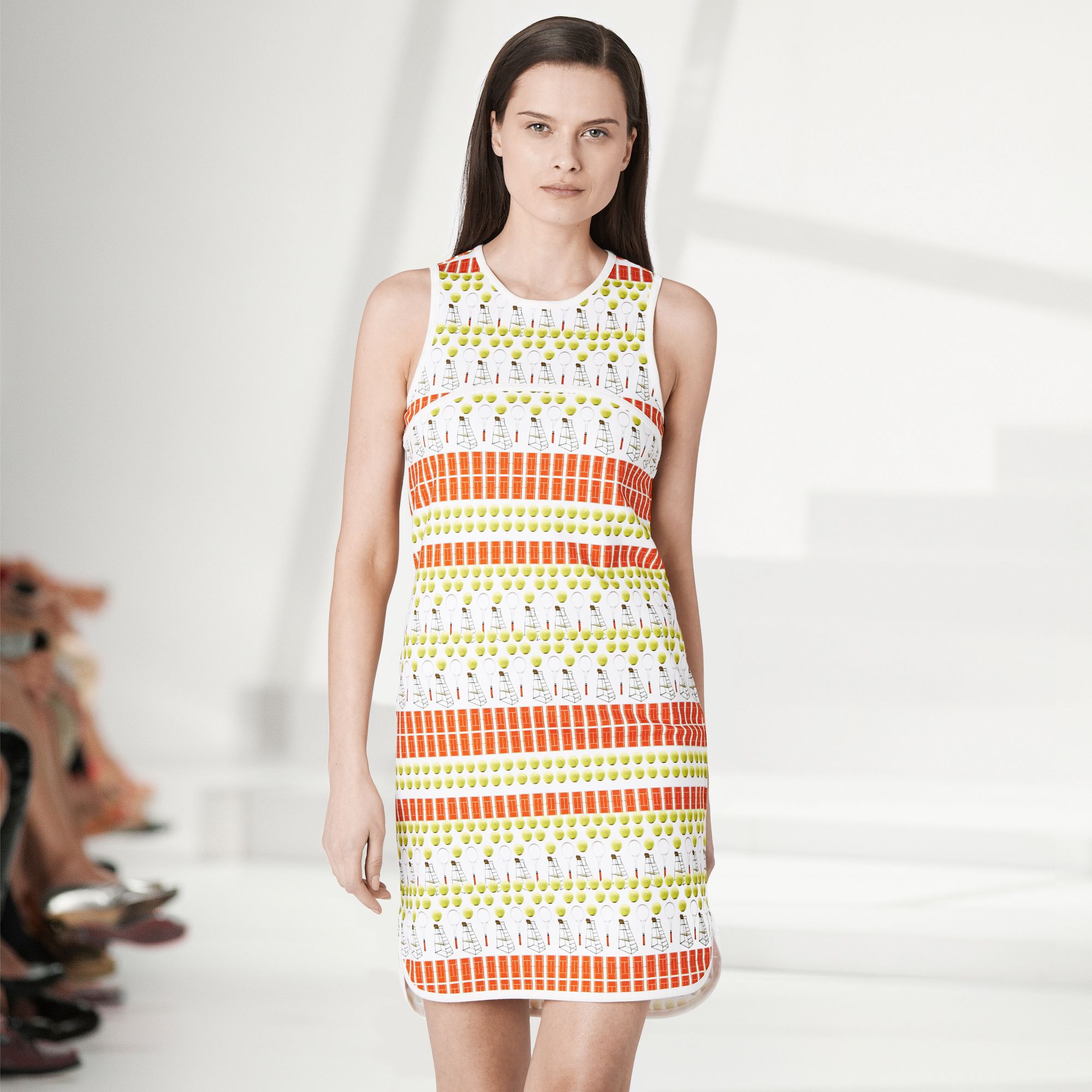 Lacoste Fashion Show patterned dress Women