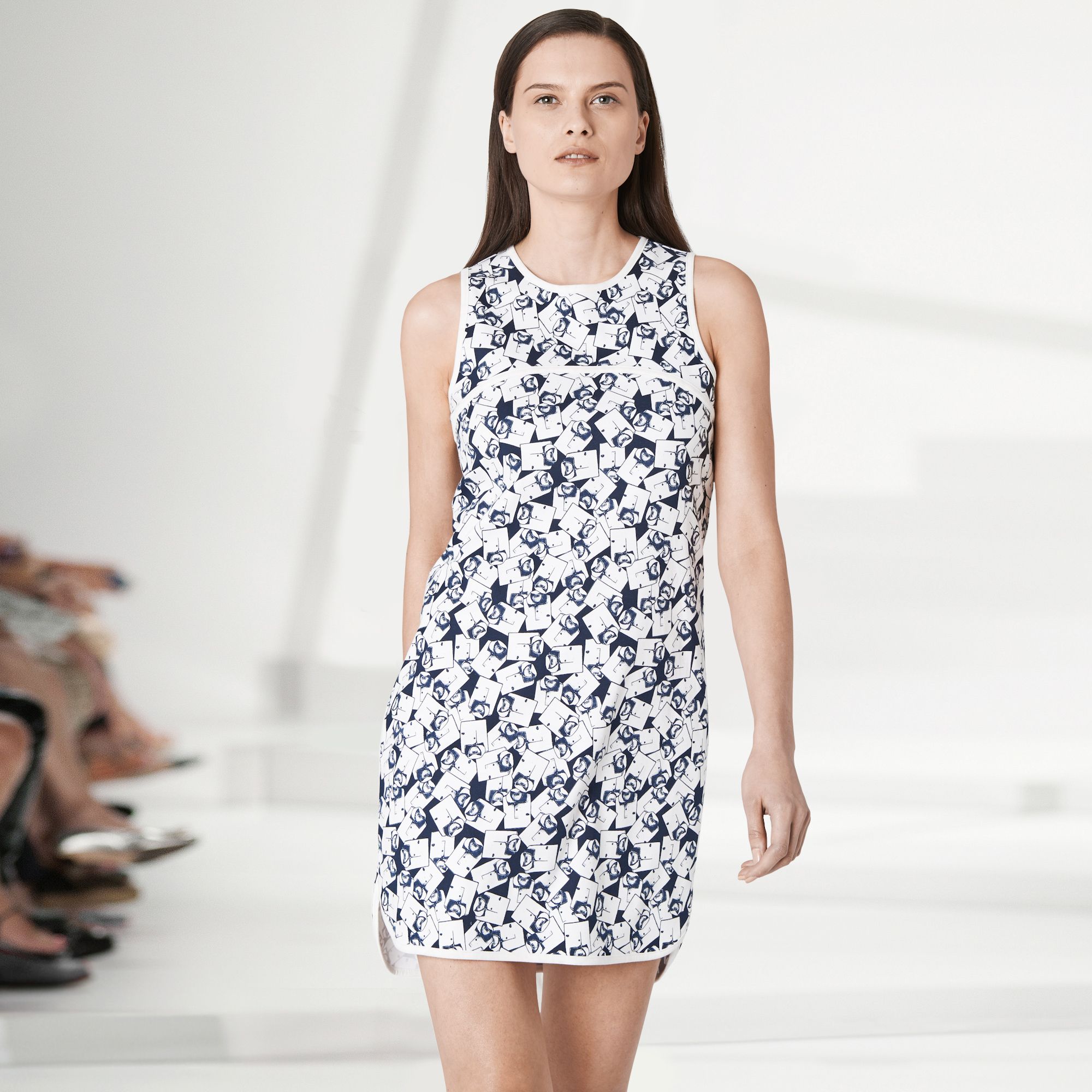 Lacoste Fashion Show patterned dress Women