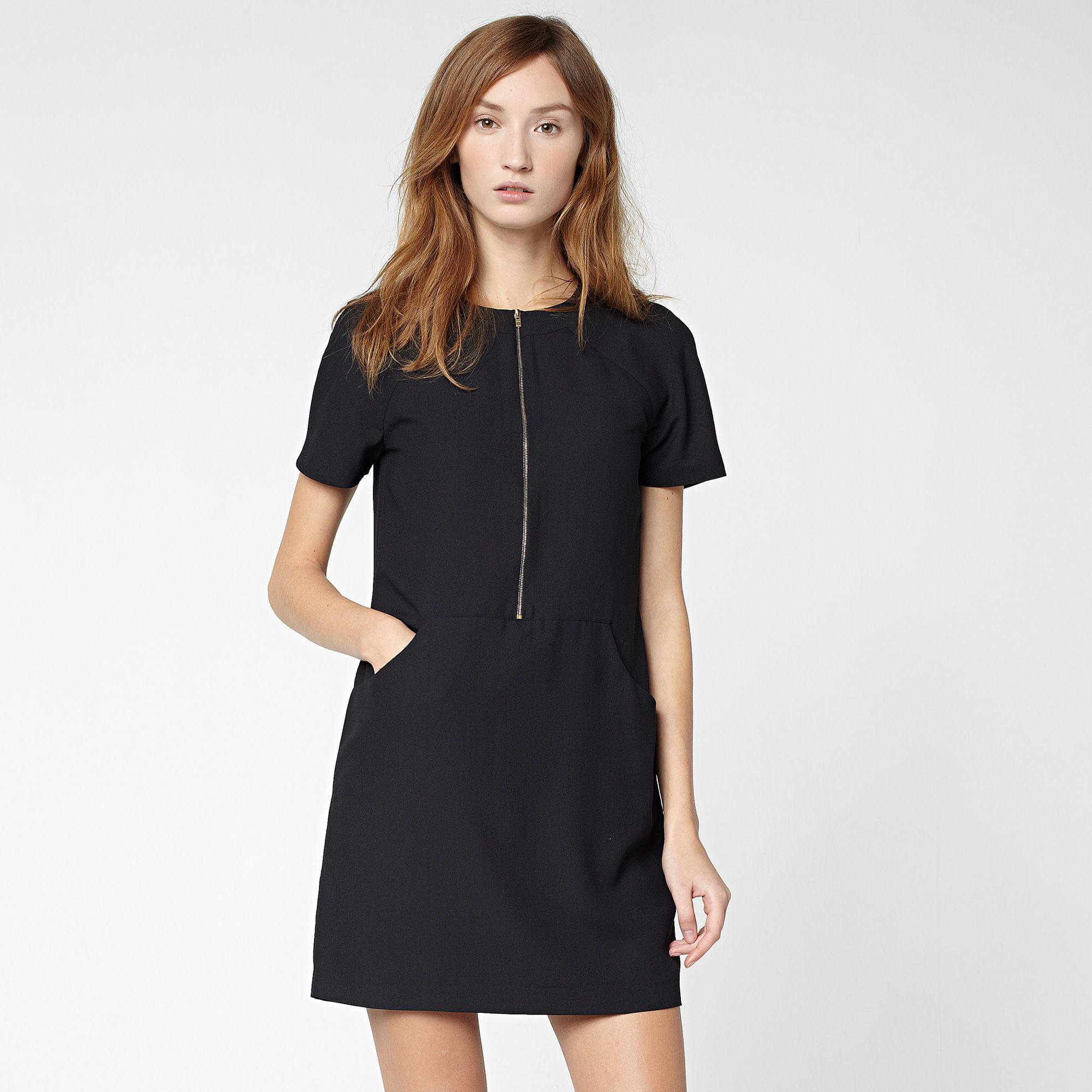Lacoste Zipped dress with pockets Women
