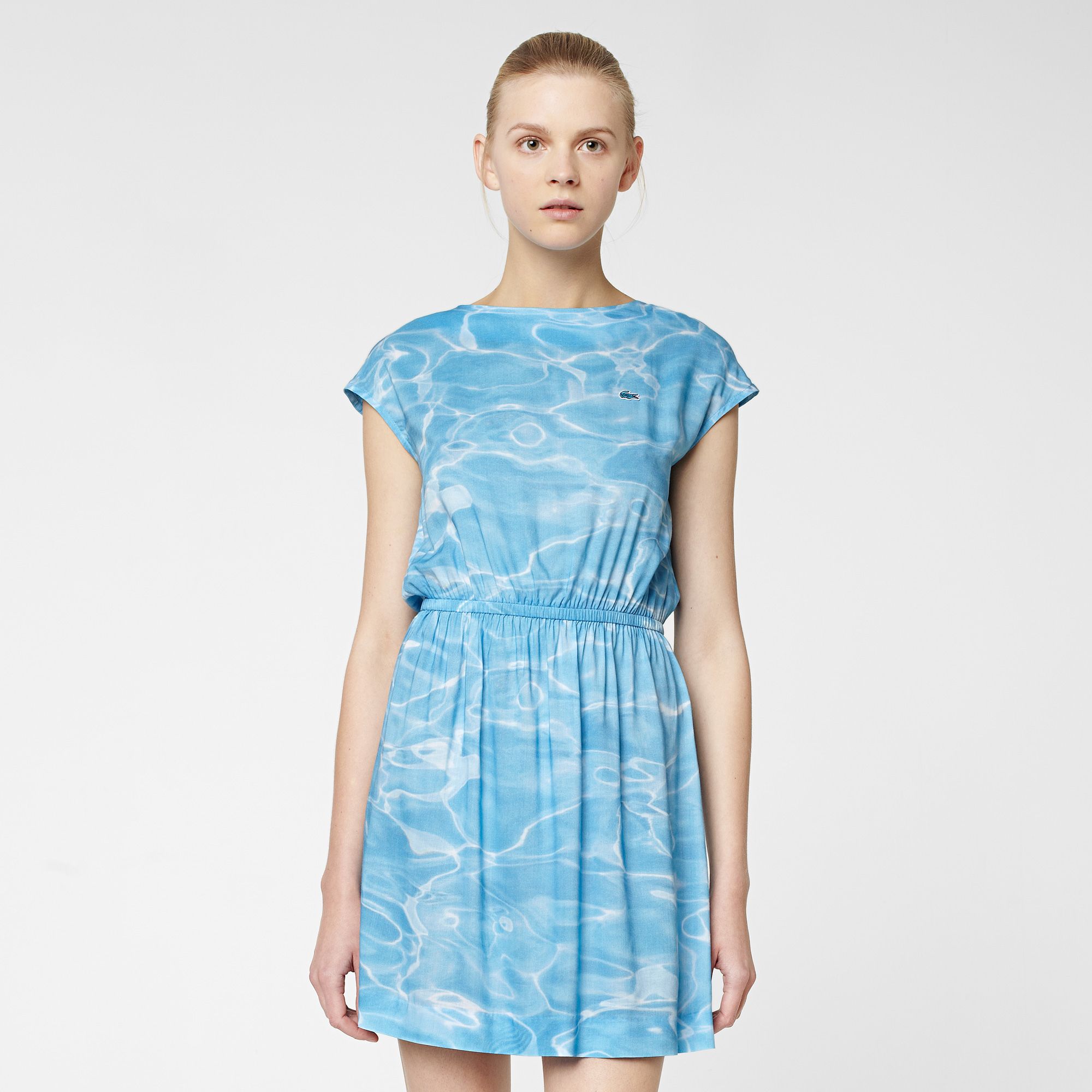  Lacoste Live fluid printed dress Women