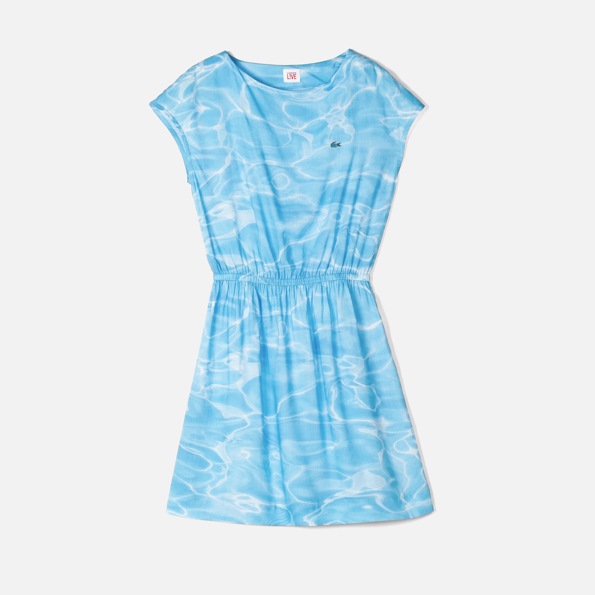  Lacoste Live fluid printed dress Women