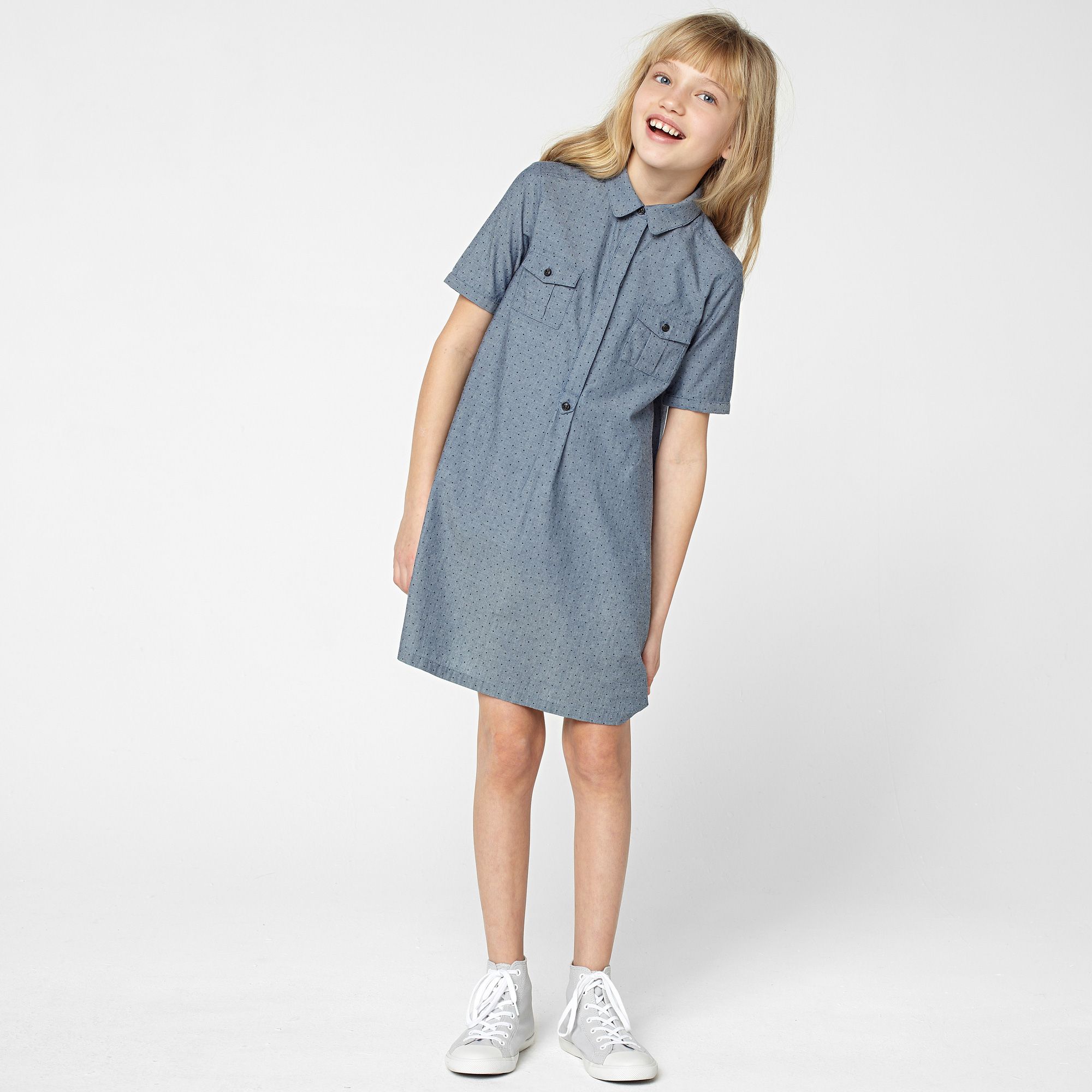 Lacoste Polka dot dress with elbow-length sleeves gender.gir