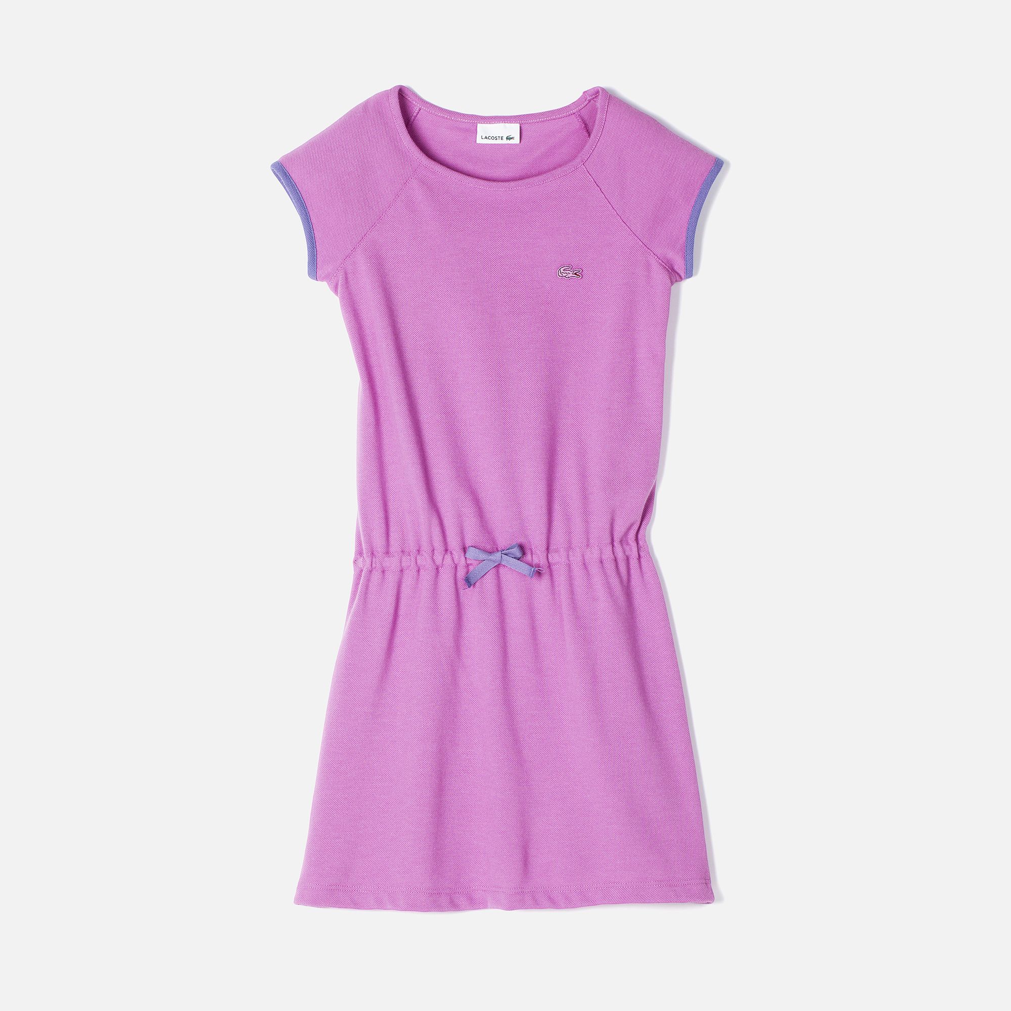 Lacoste Polo dress with drawstring waist gender.gir