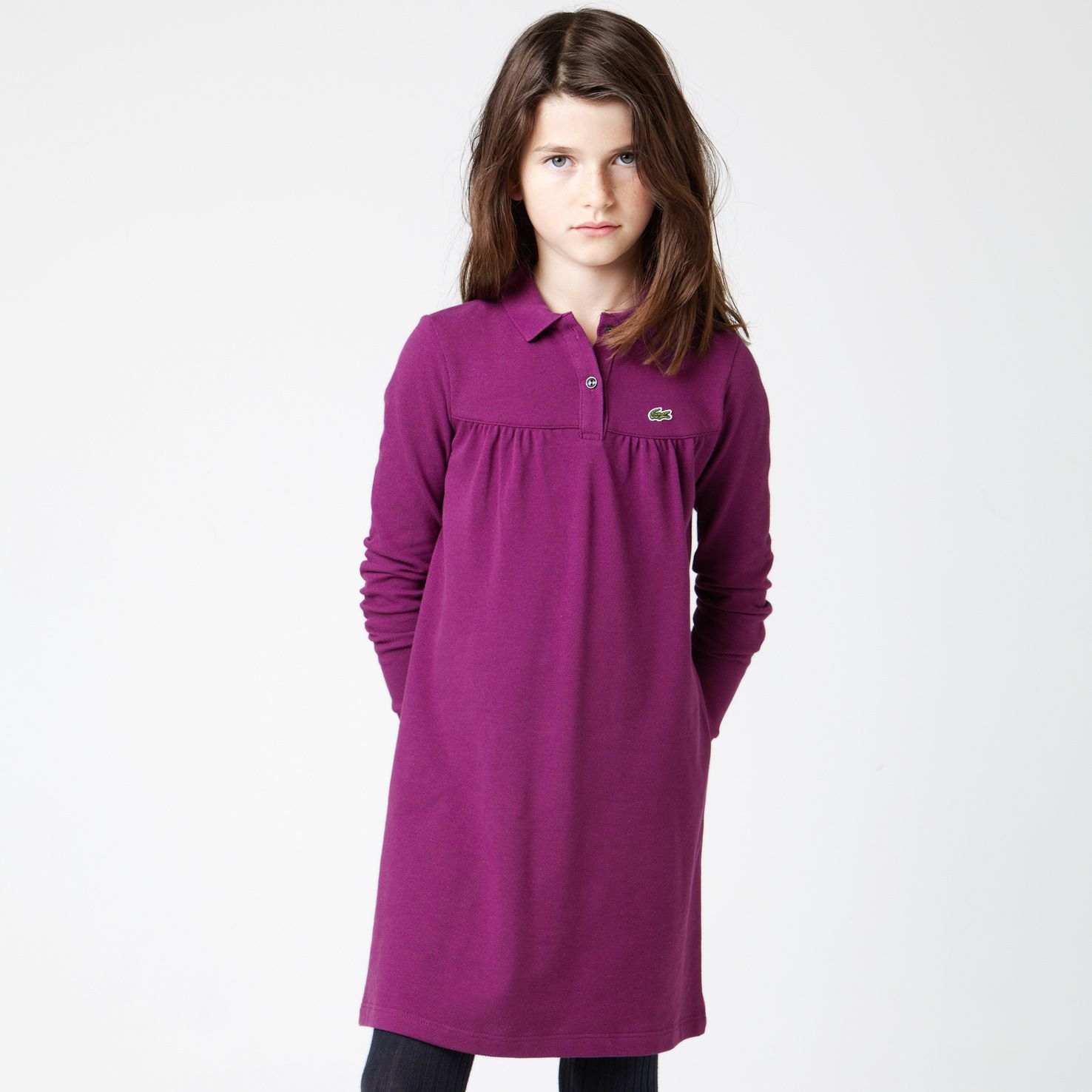 Long sleeved polo dress