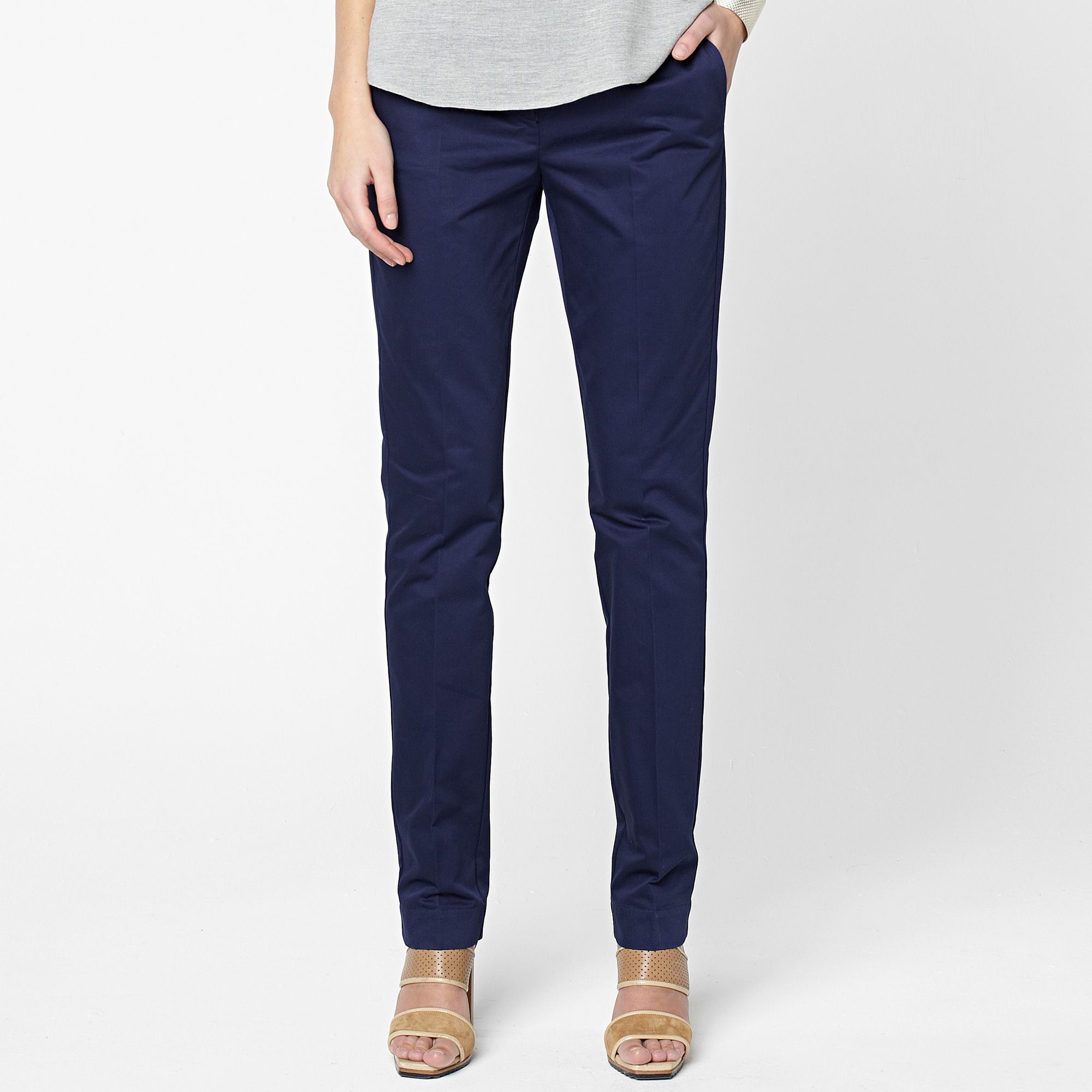 Lacoste Fitted cut trousers Women