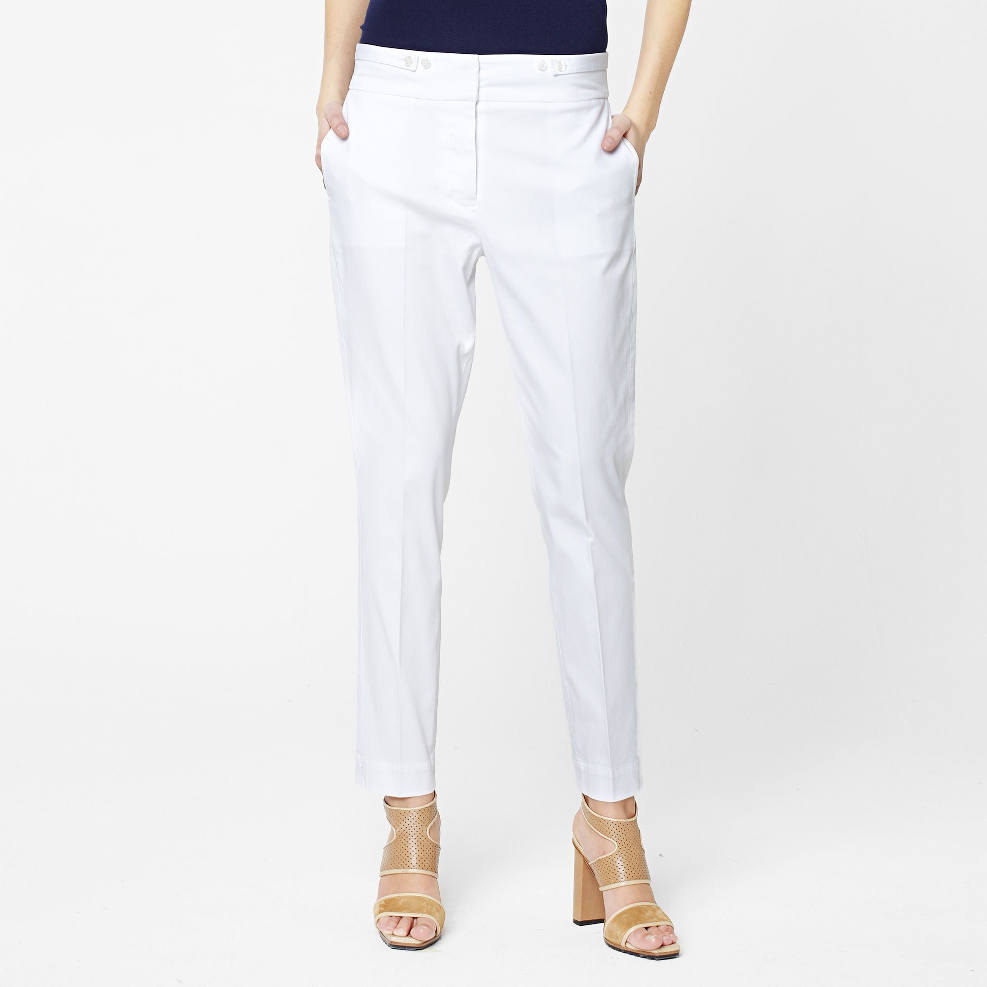 Lacoste Tapered stretch trousers Women
