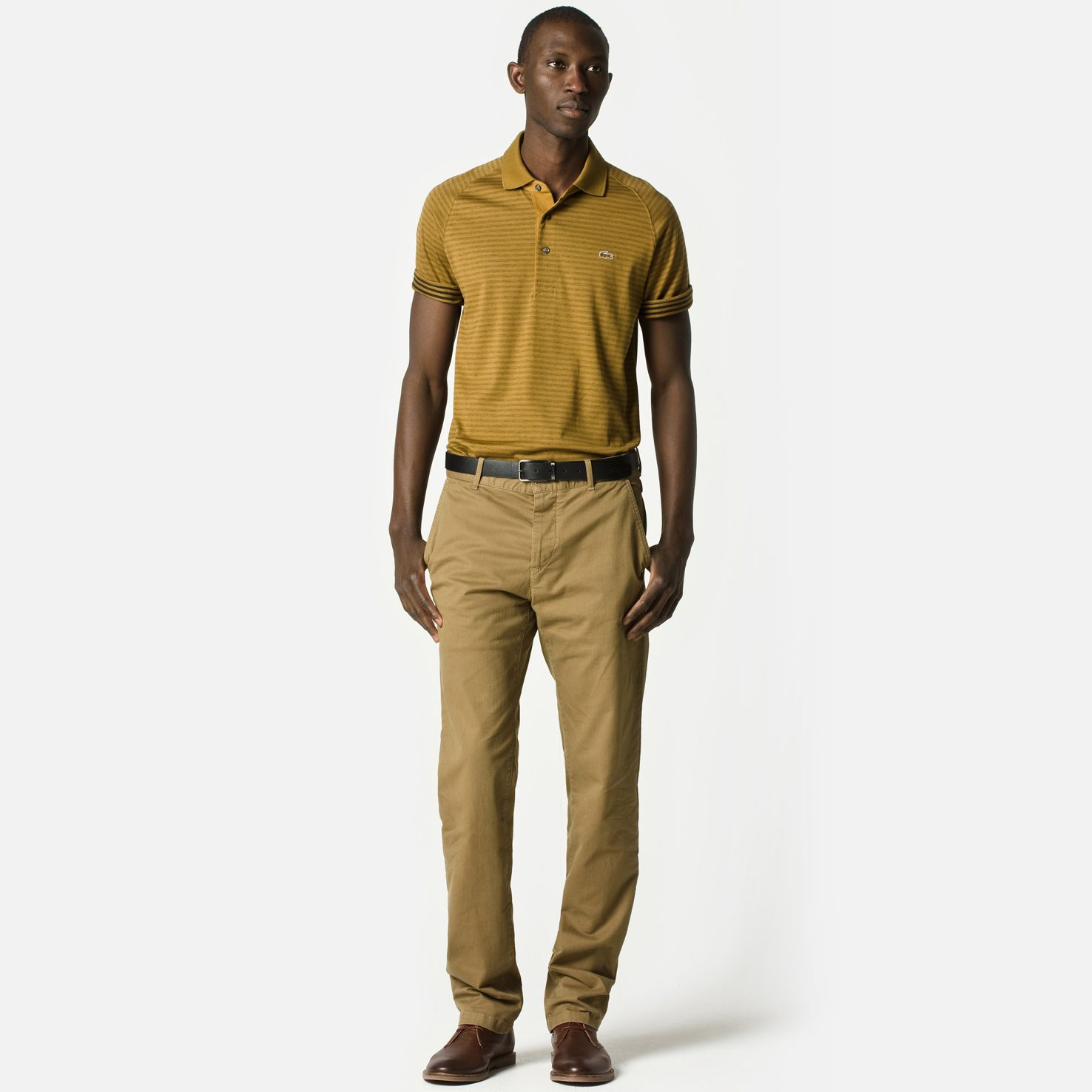 Casual fit stretch trousers