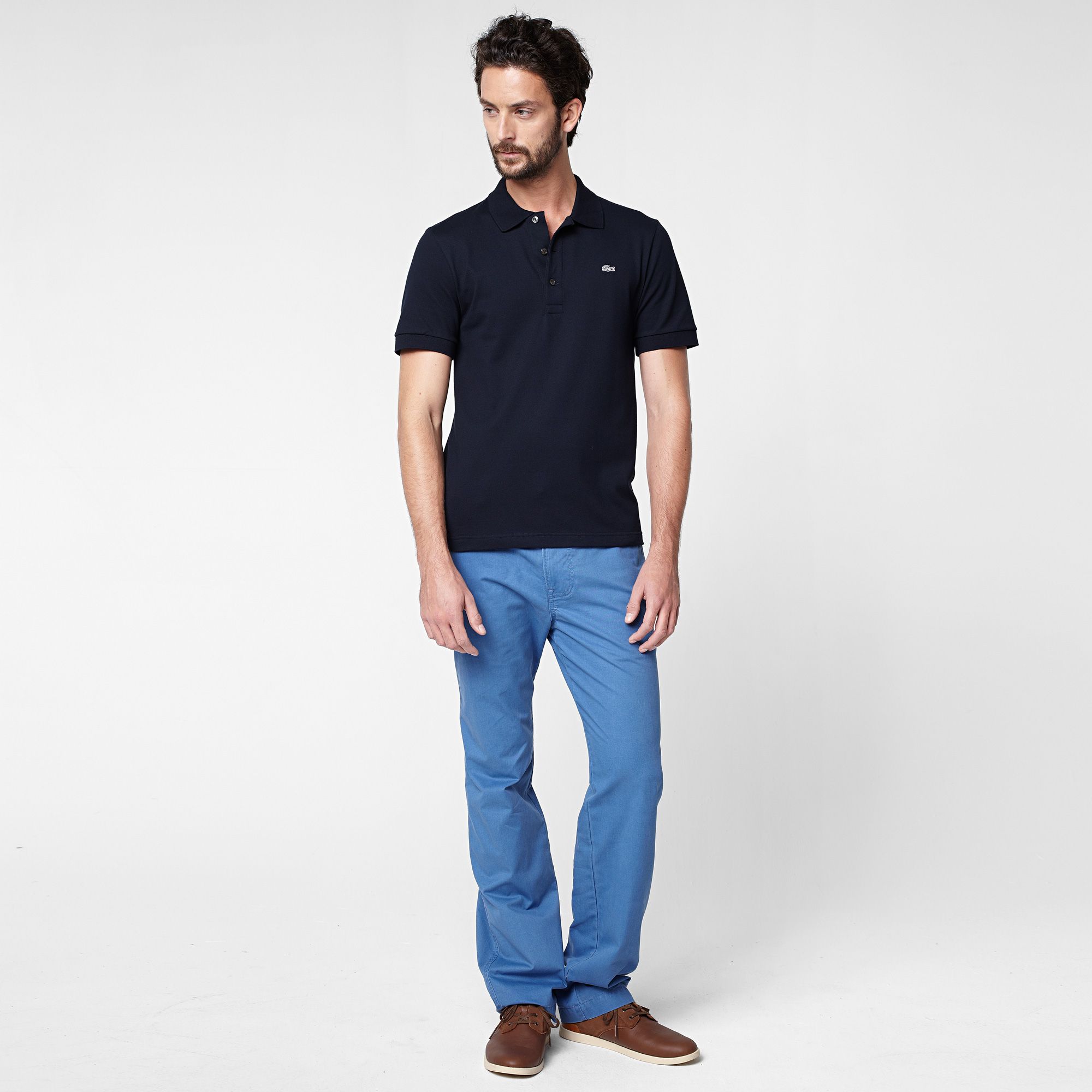 Lacoste Classic fit tapered trousers Men