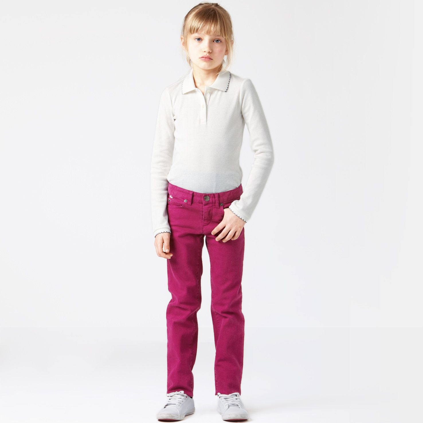 Straight cut stretch jeans