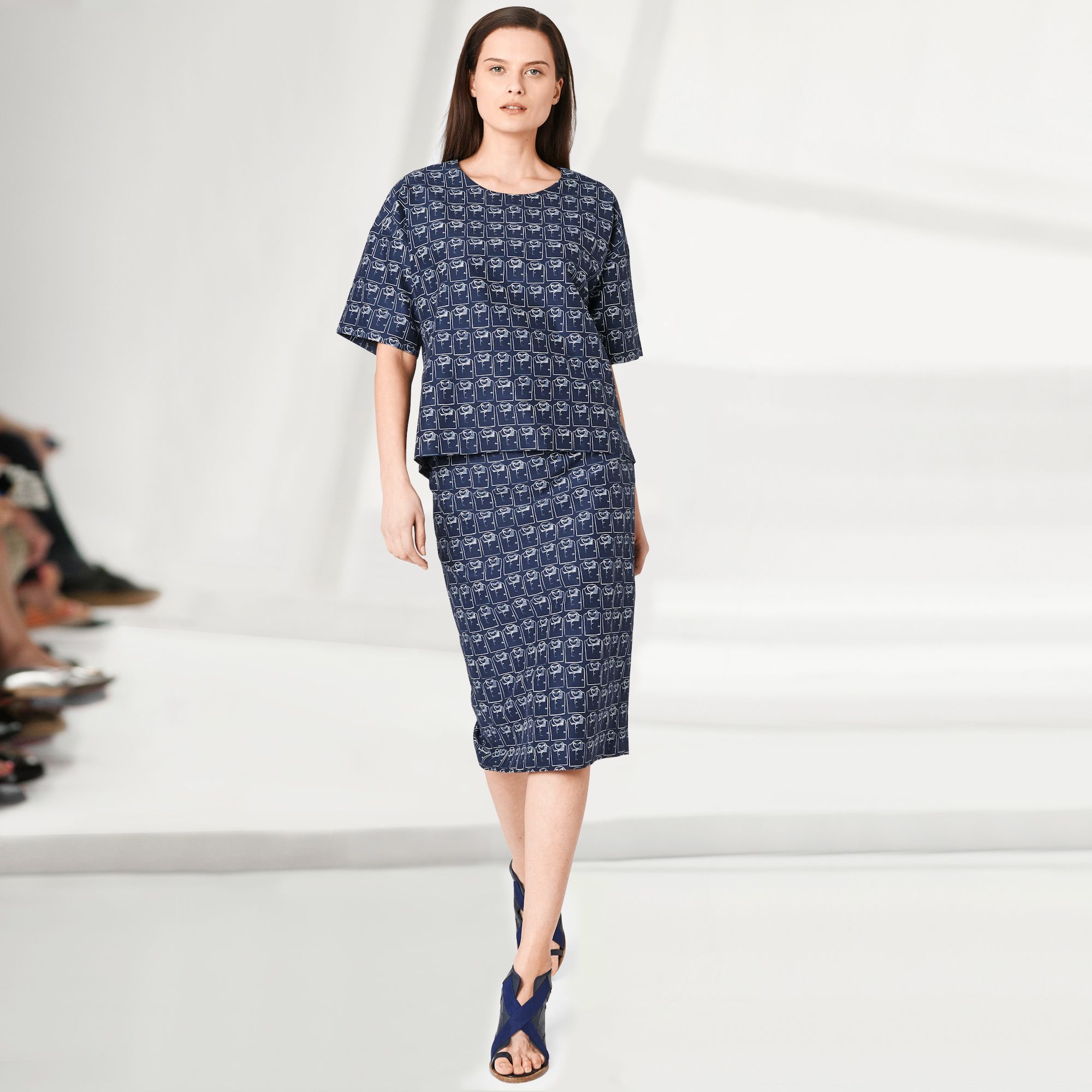 Lacoste Fashion Show patterned skirt Women