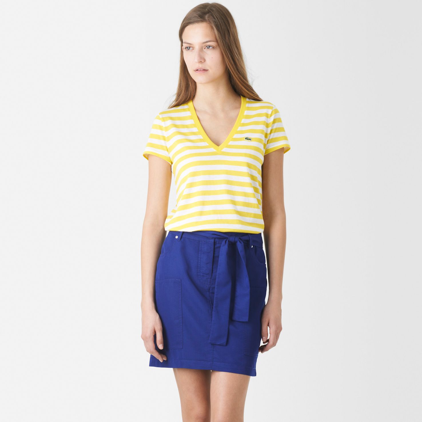 Lacoste Belted skirt with pockets Women