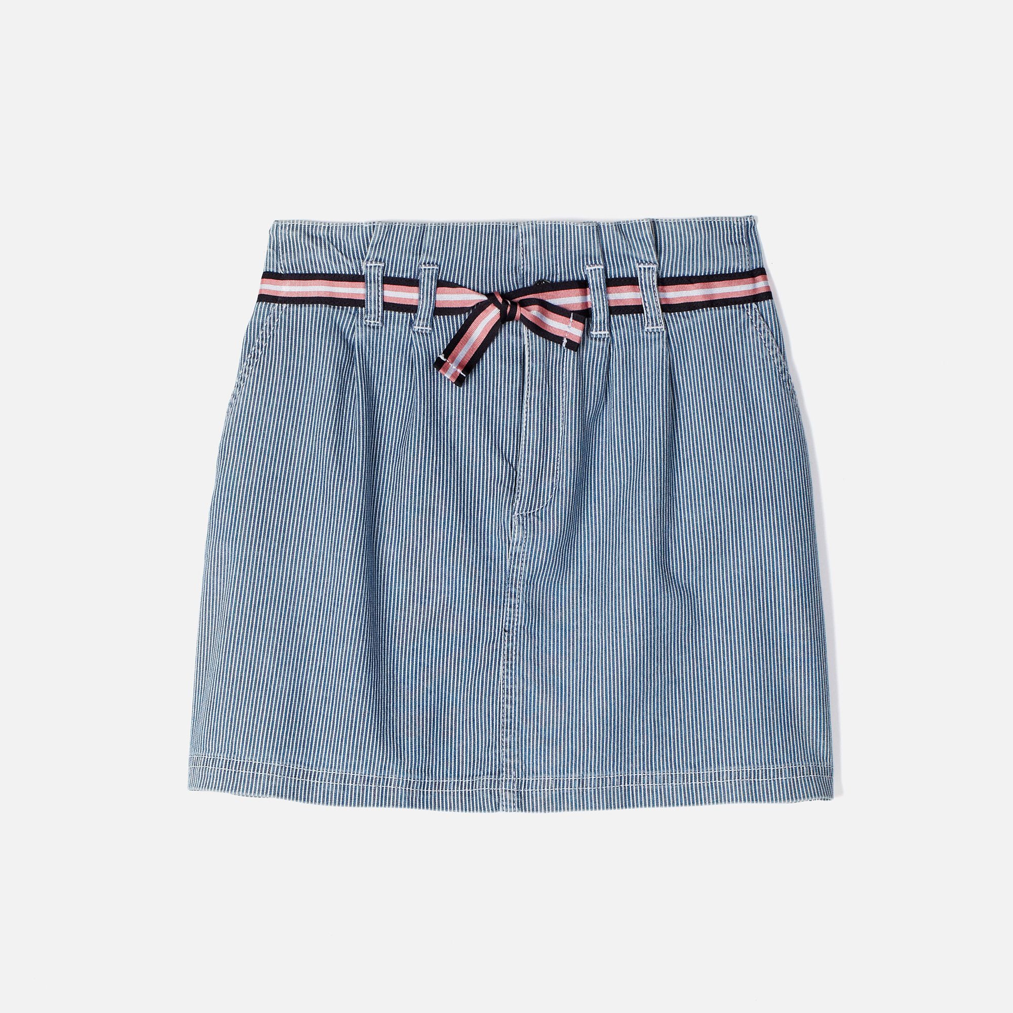 Lacoste Striped belted skirt gender.gir