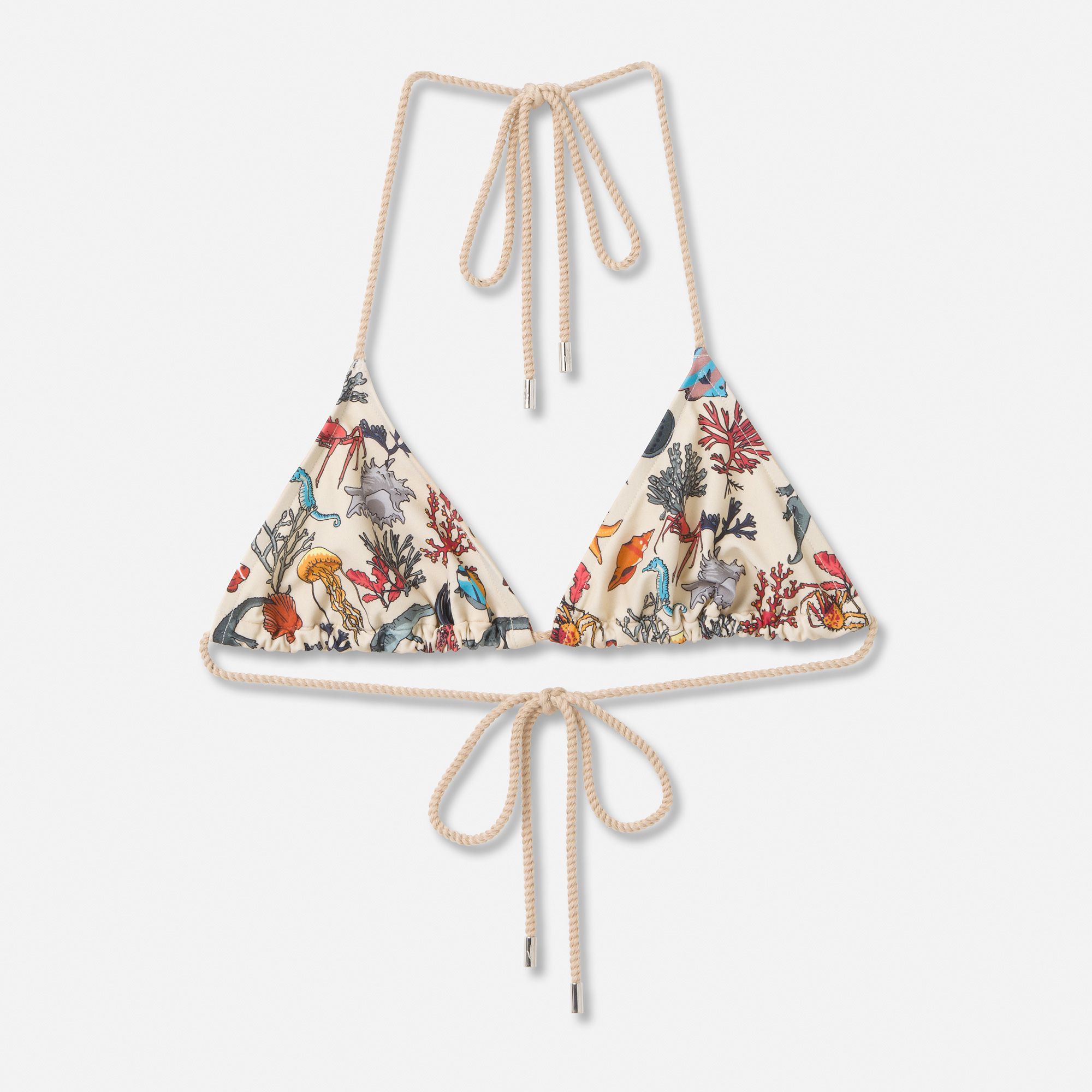Lacoste Printed bikini top Women
