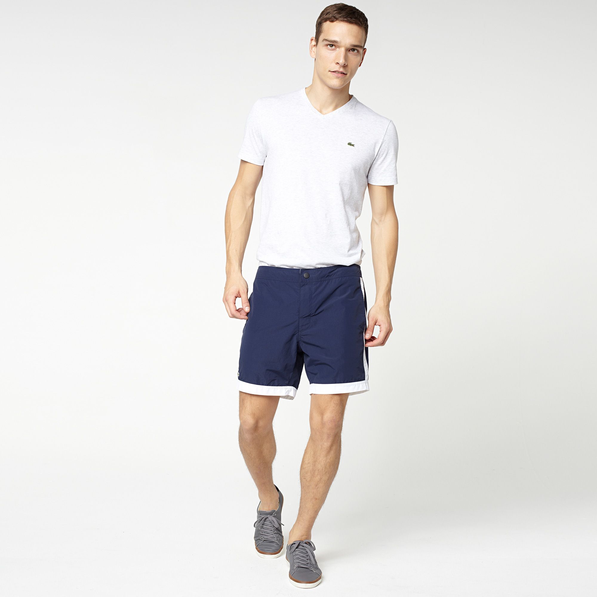 Lacoste Two-tone swim shorts Men