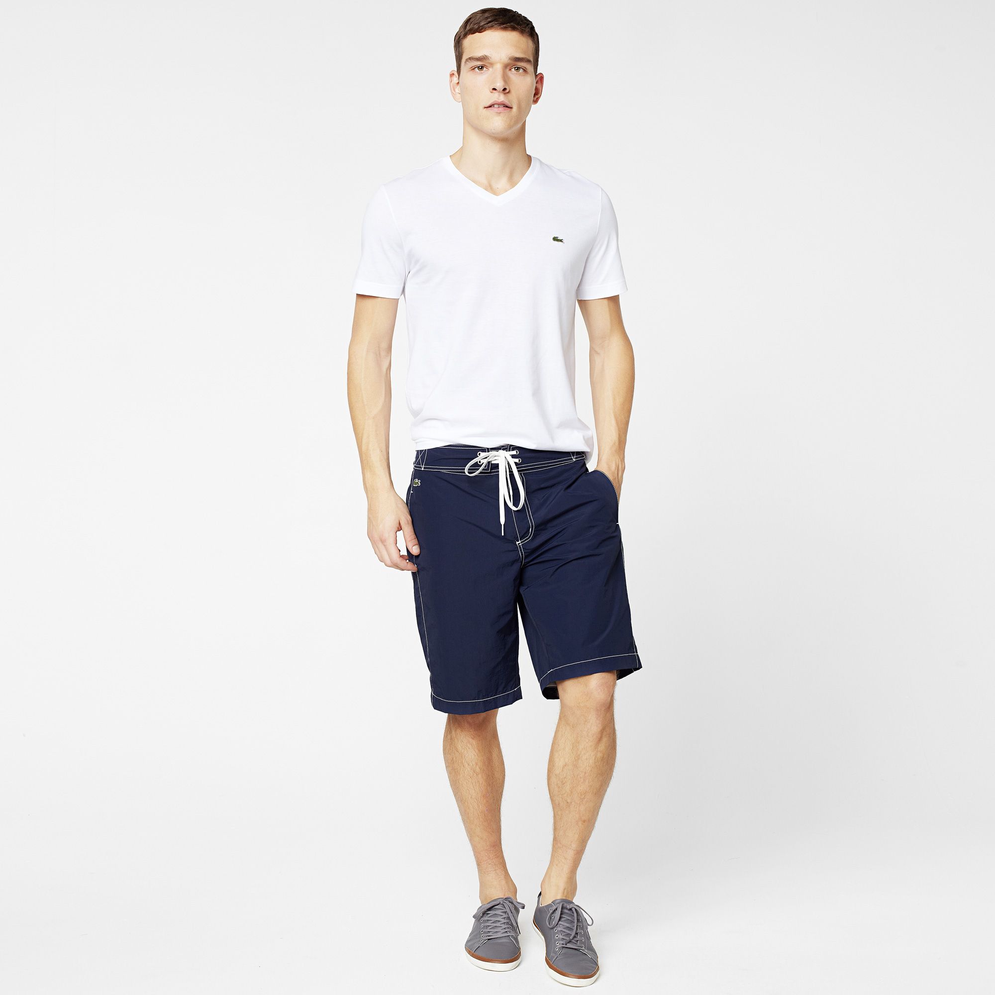 Lacoste Long swim shorts Men
