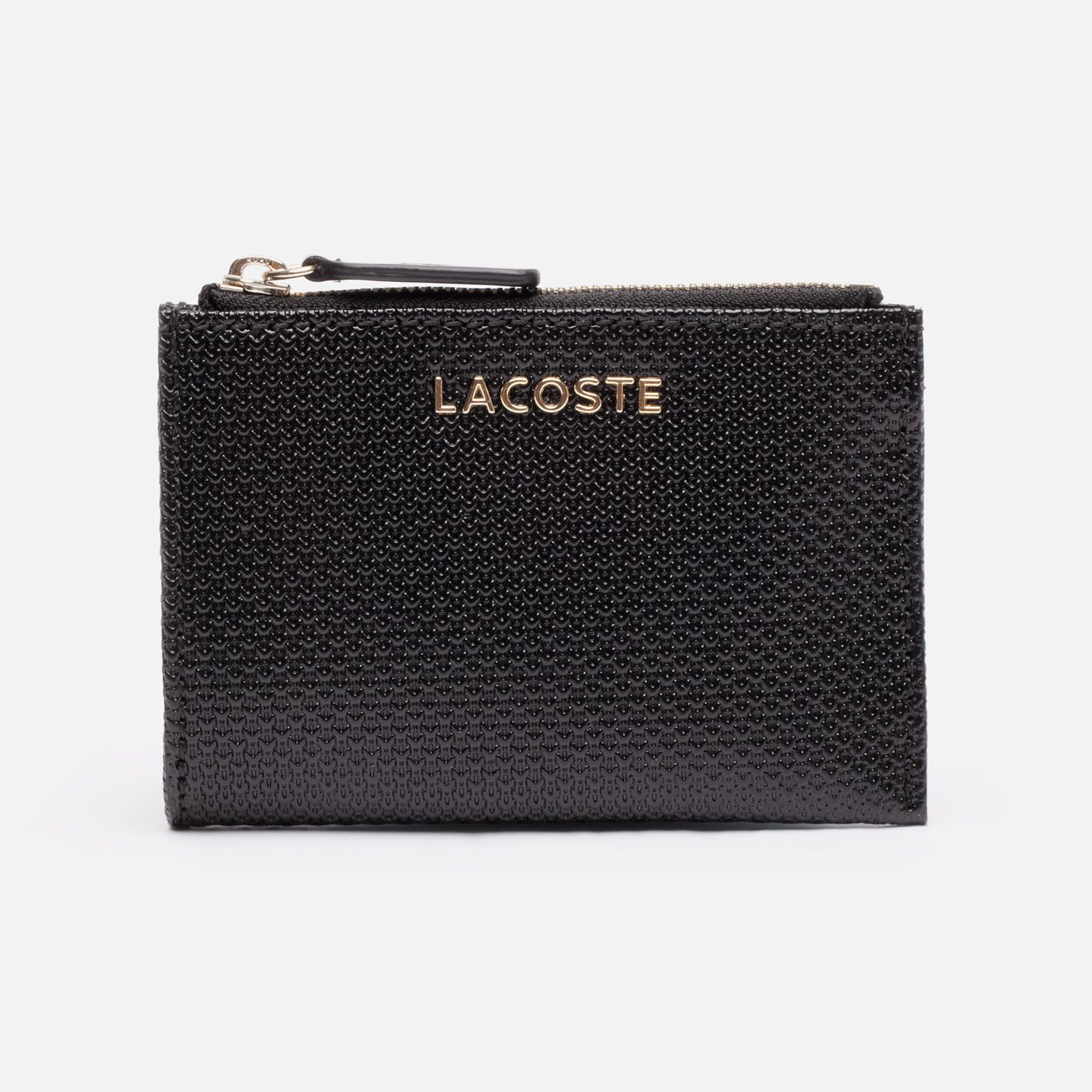 Lacoste Institutionnelle leather card holder Women