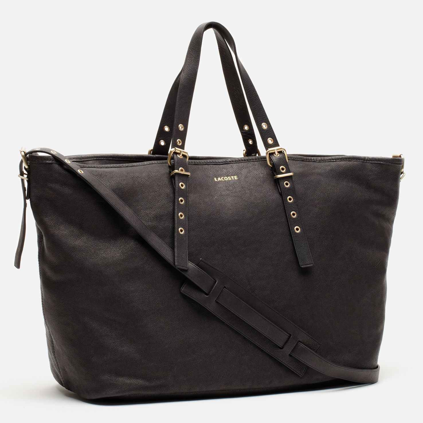 Lacoste Amelia leather shopping bag Women