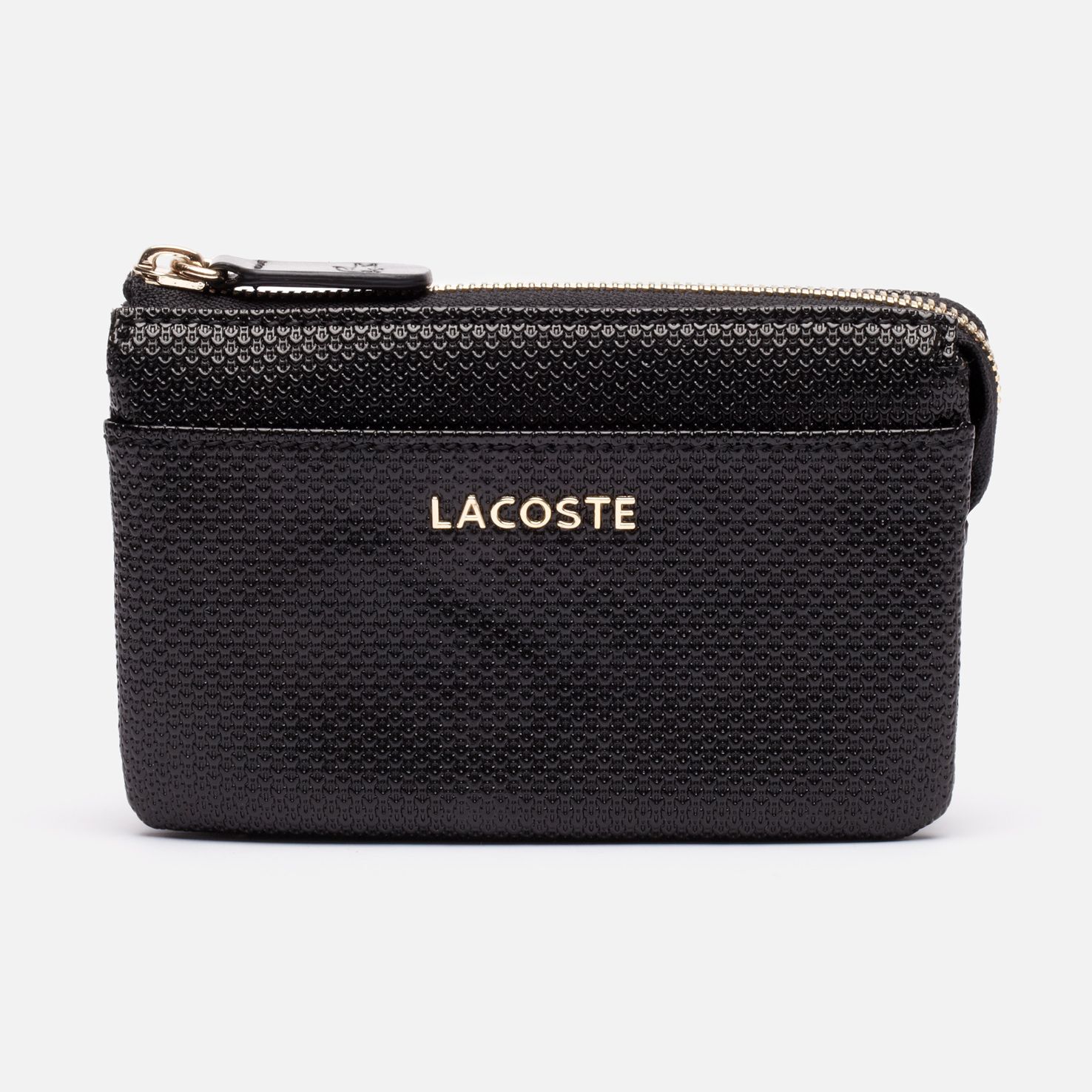 Institutionnelle leather zip wallet