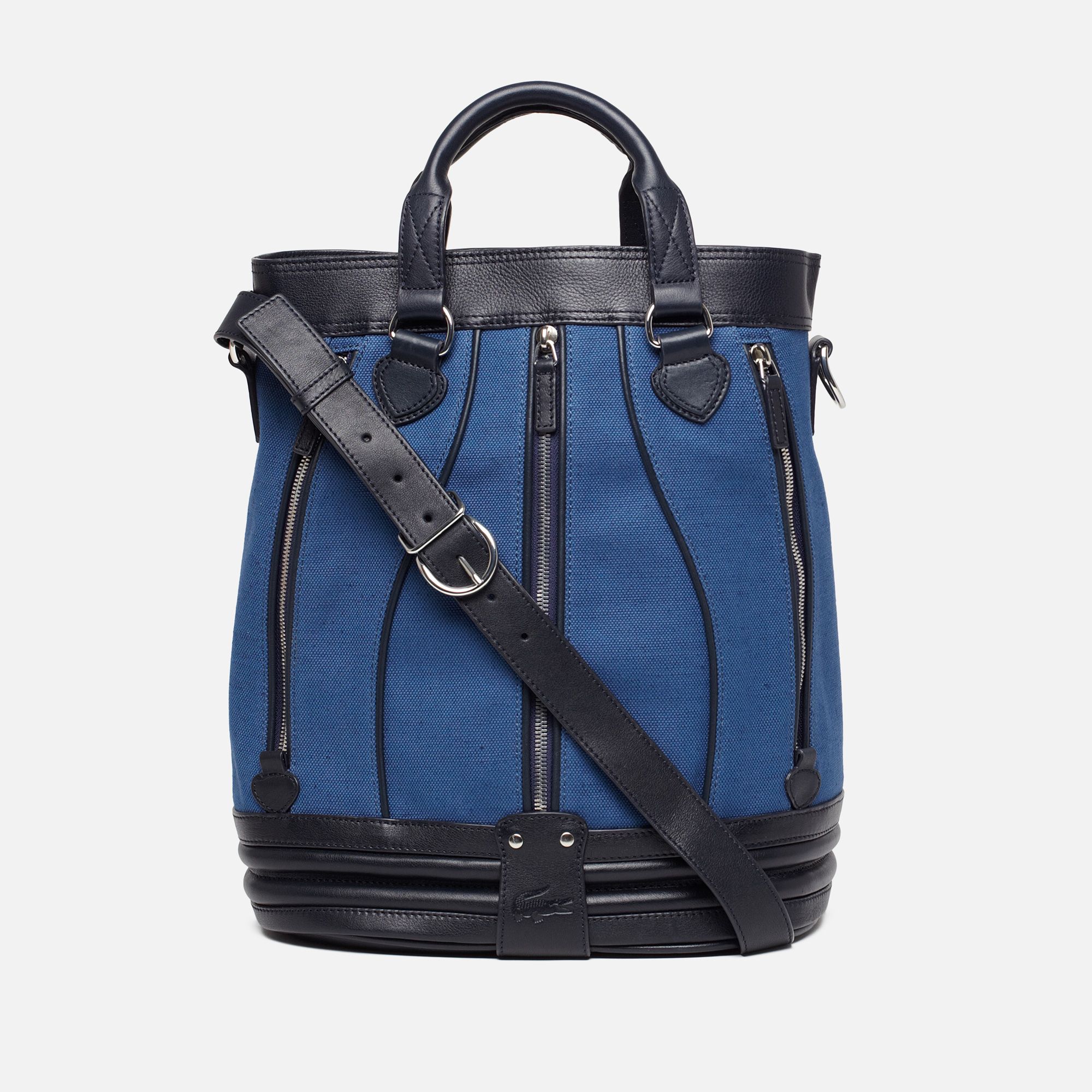 Cathy Toile cotton and leather handbag
