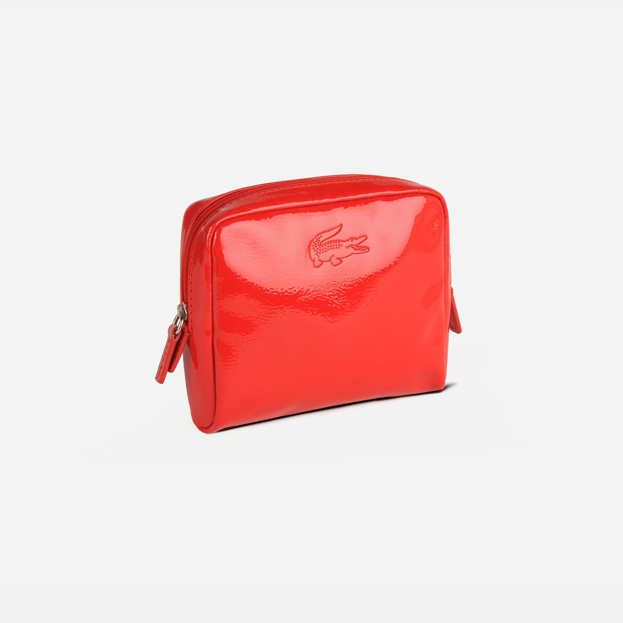Lacoste Serena vinyl zipped make up pouch Women