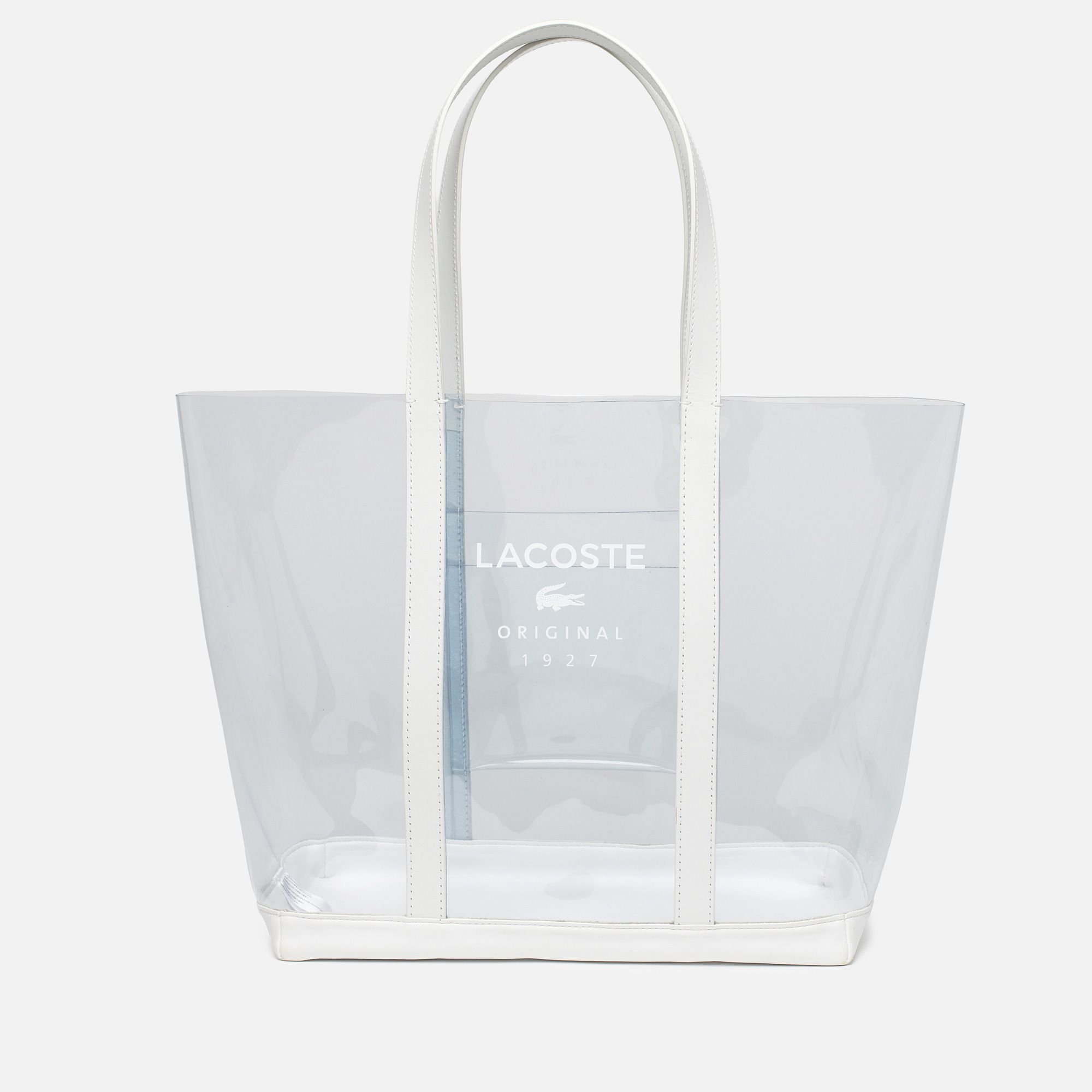 Lacoste Emma large transparent shopping bag Women