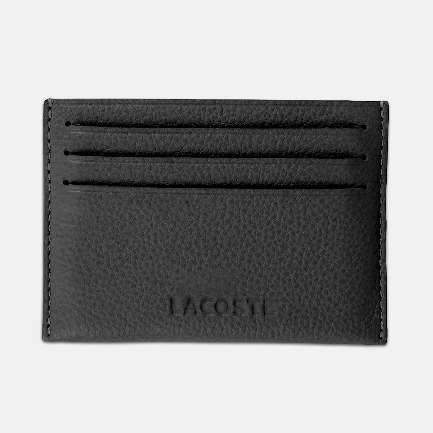 Lacoste John leather card holder Men