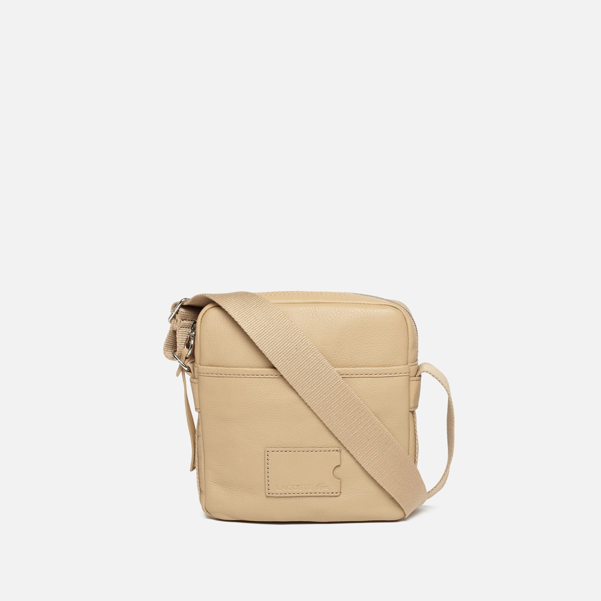 Lacoste John leather satchel Men