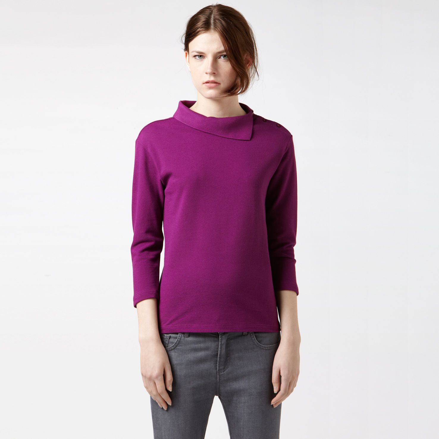 Lacoste Polo Top with shoulder buttons