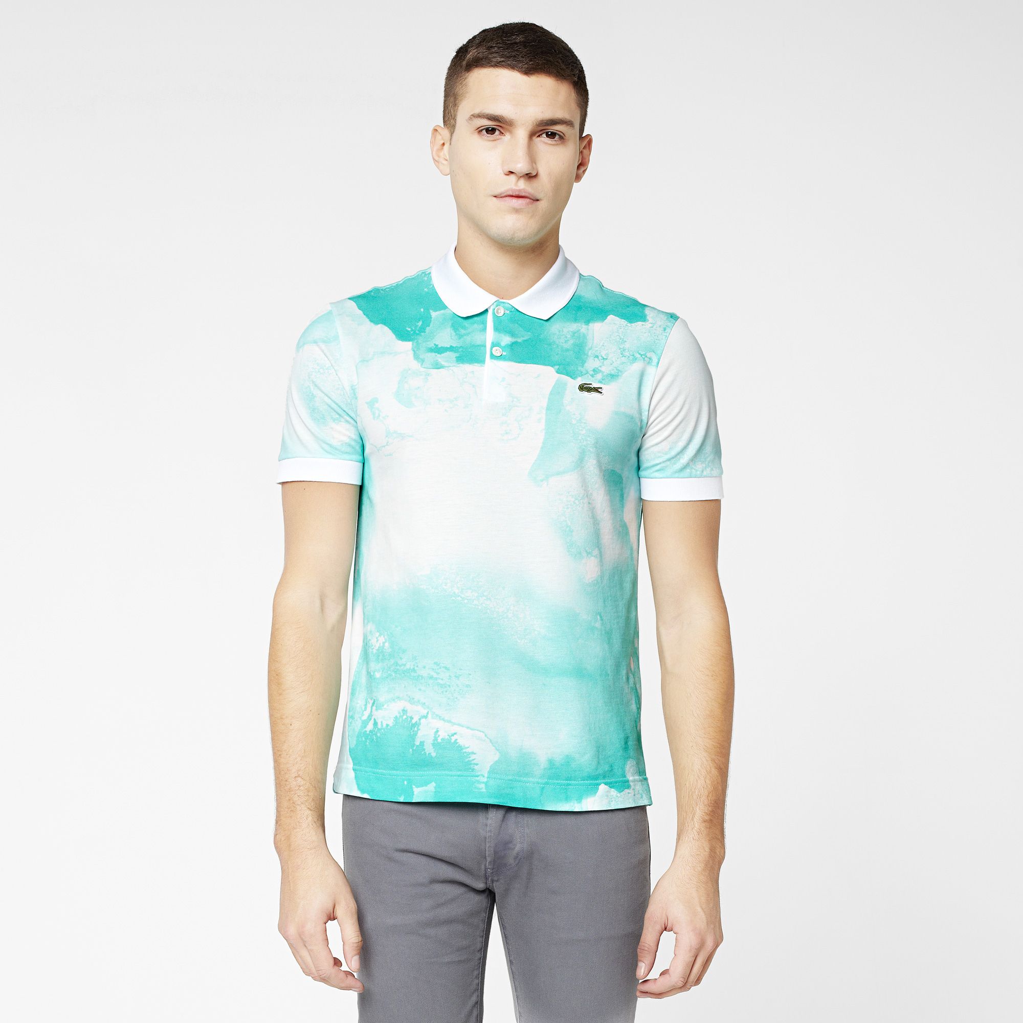  Printed Lacoste Live Ultra slim fit polo Men