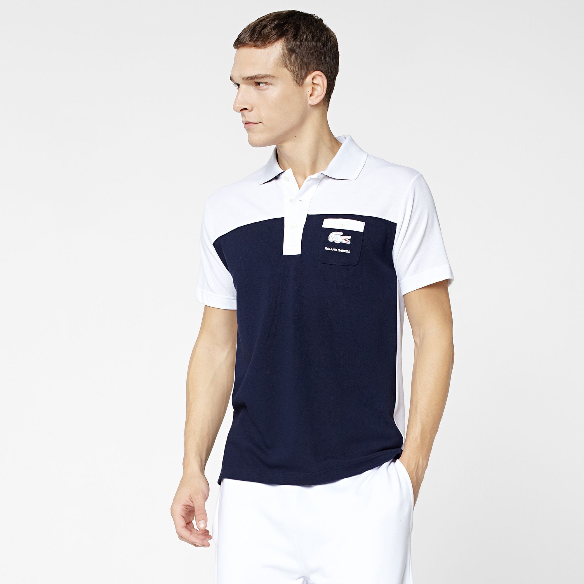  Roland Garros Sport Lacoste two-tone polo Men