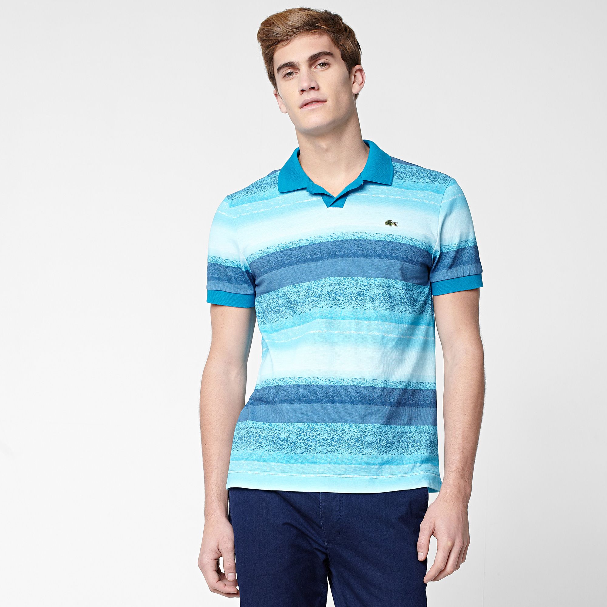  Graduated effect Slim fit Lacoste polo Men