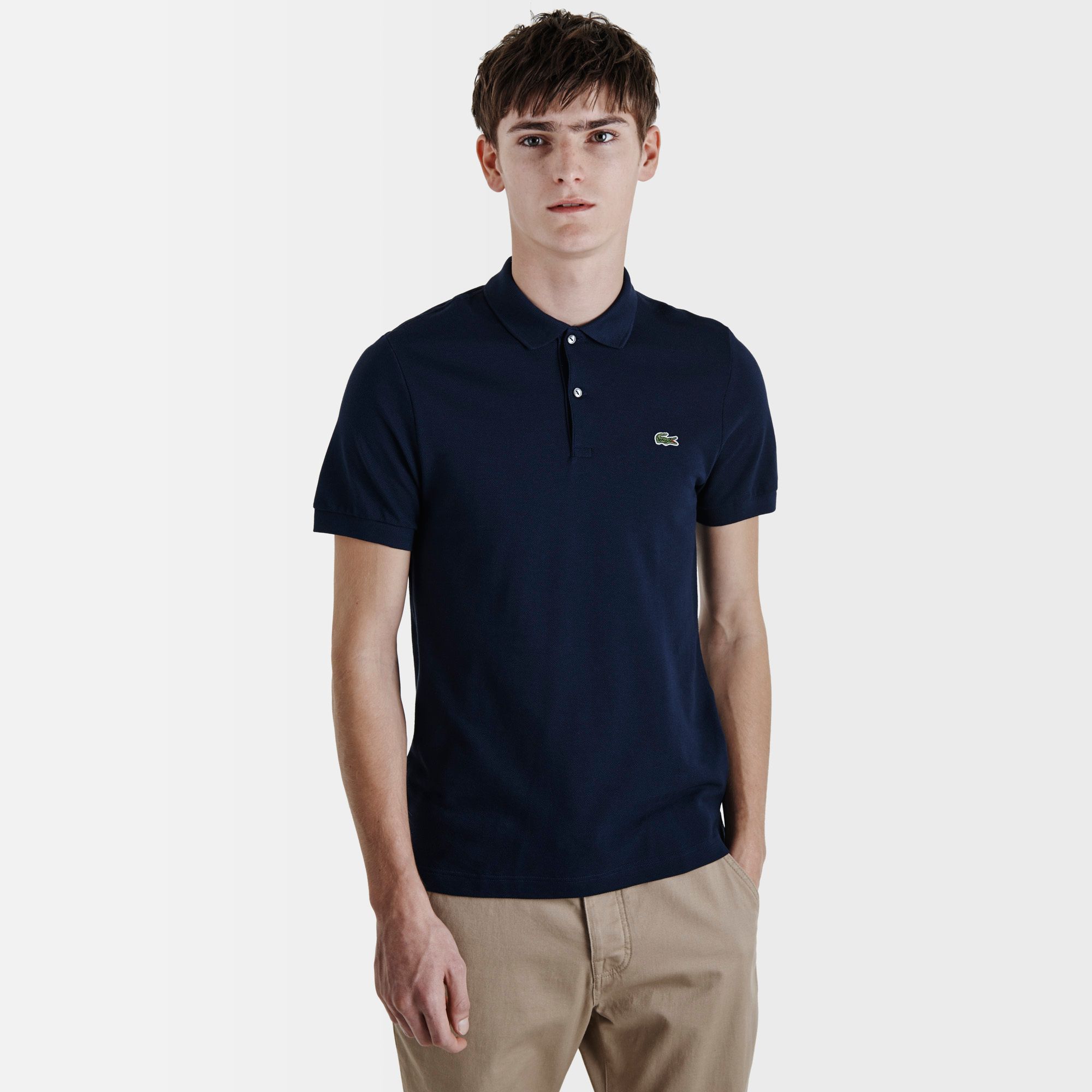 Plain Lacoste Live Ultraslim fit polo