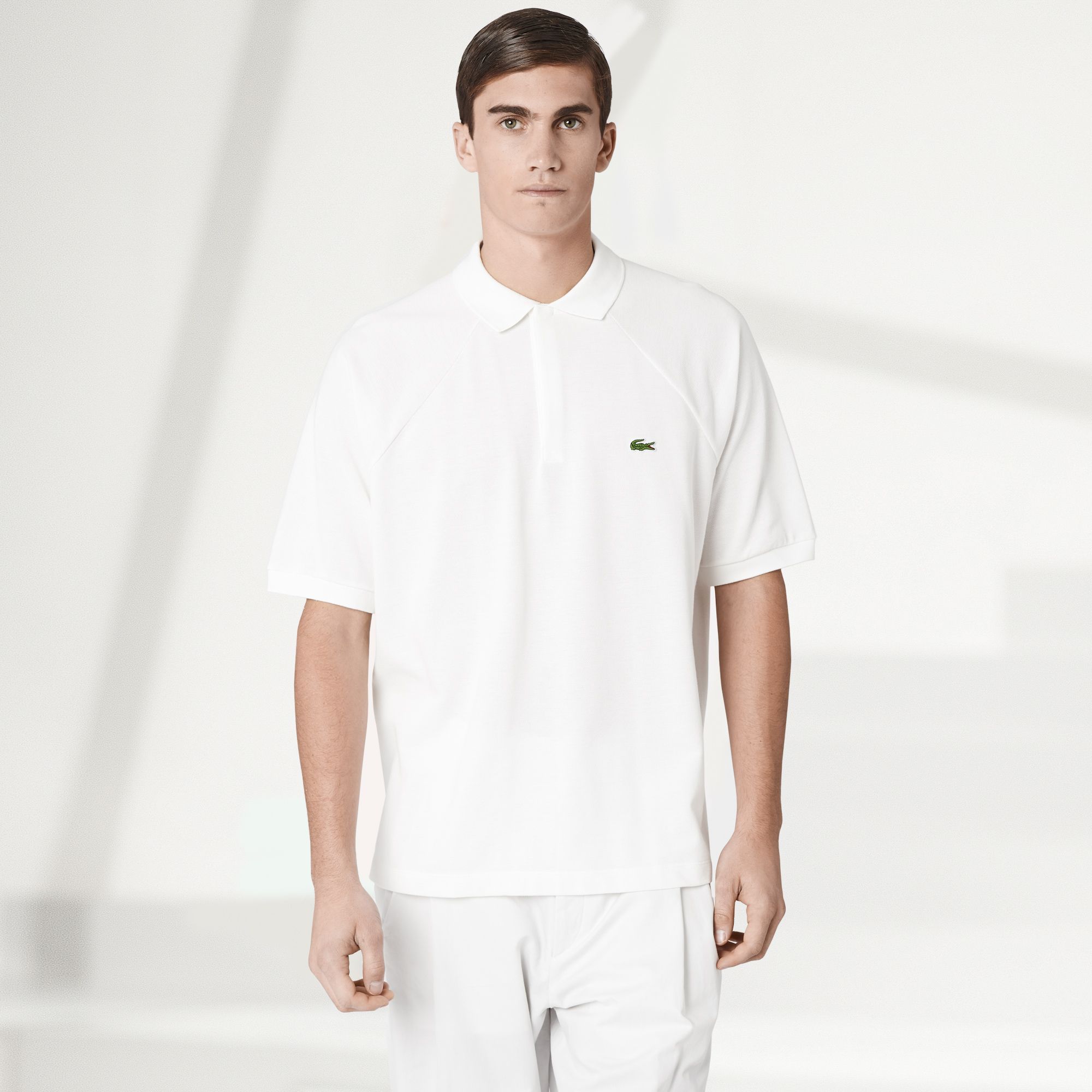  Fashion Show Regular fit plain Lacoste polo Men