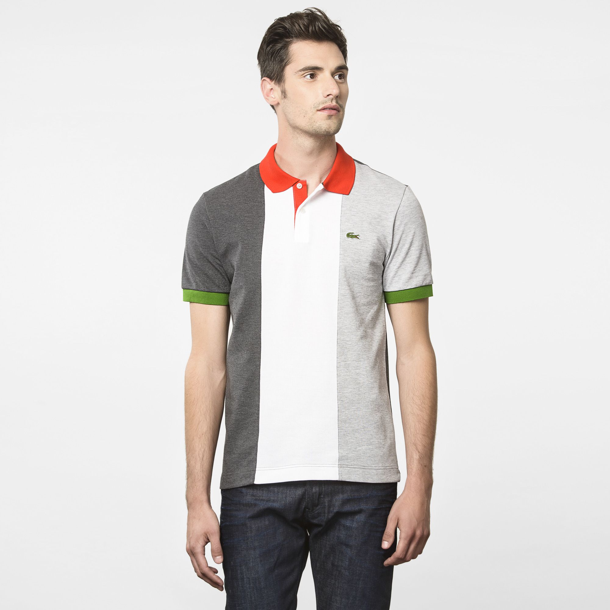  Flags Regular Lacoste polo - Italy Men