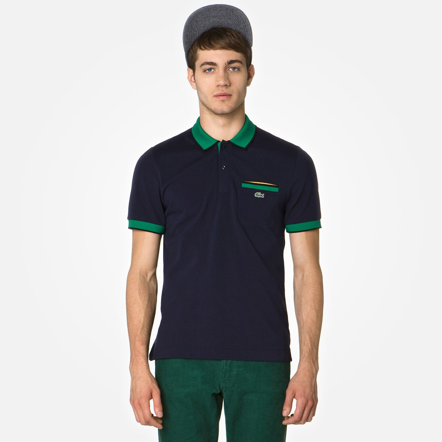 Lacoste Live Ultraslim polo with pocket