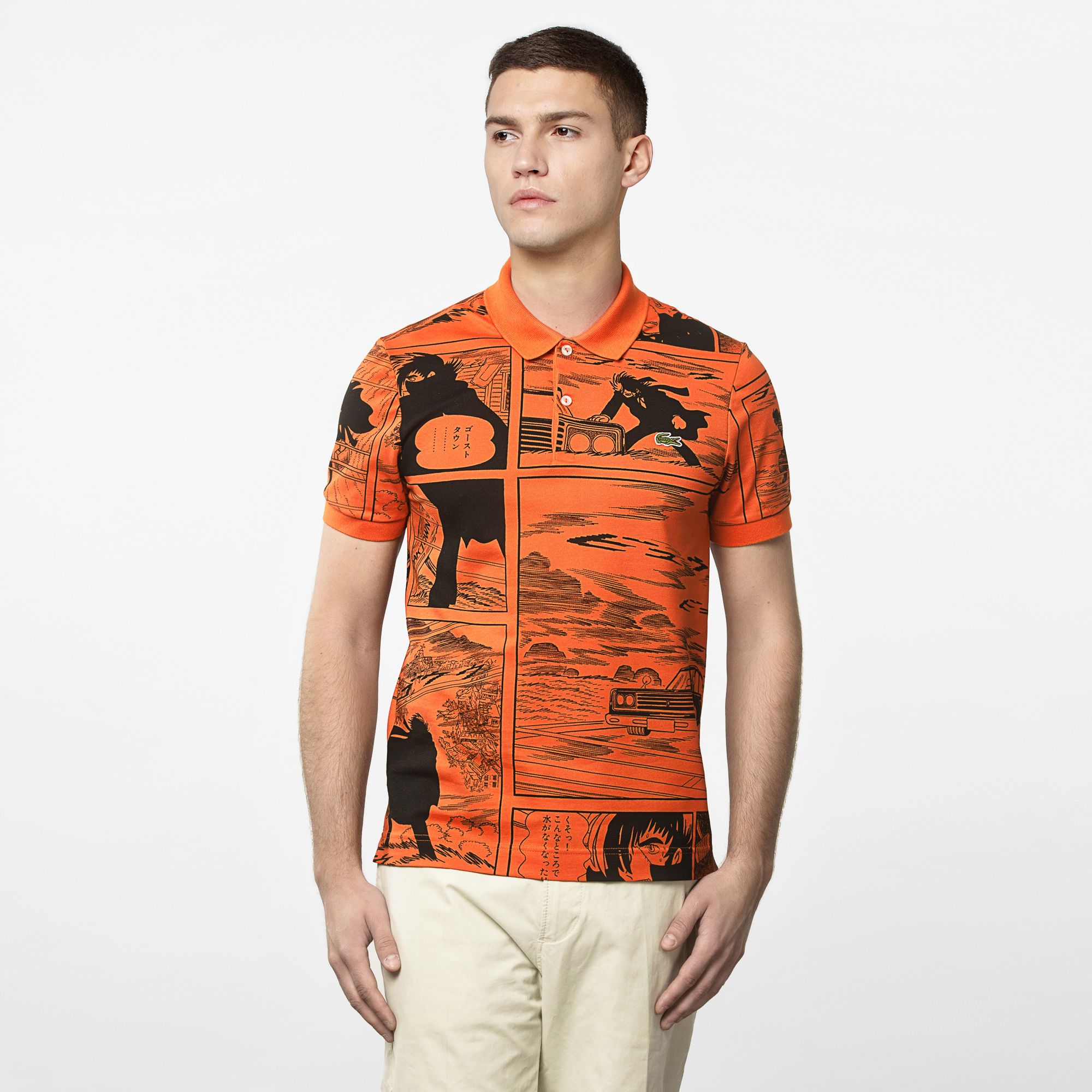  Tezuka Lacoste Live Ultra slim fit polo Men