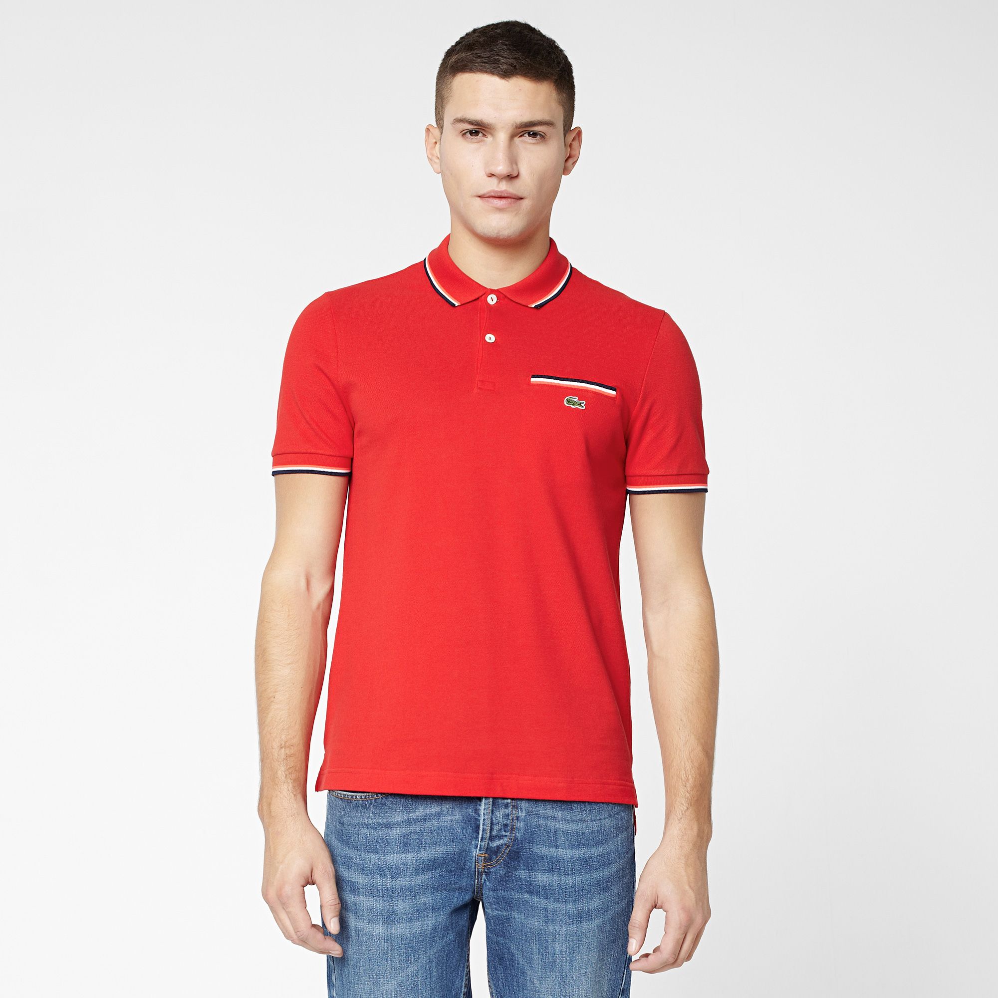 Lacoste Live Ultraslim fit polo with pocket