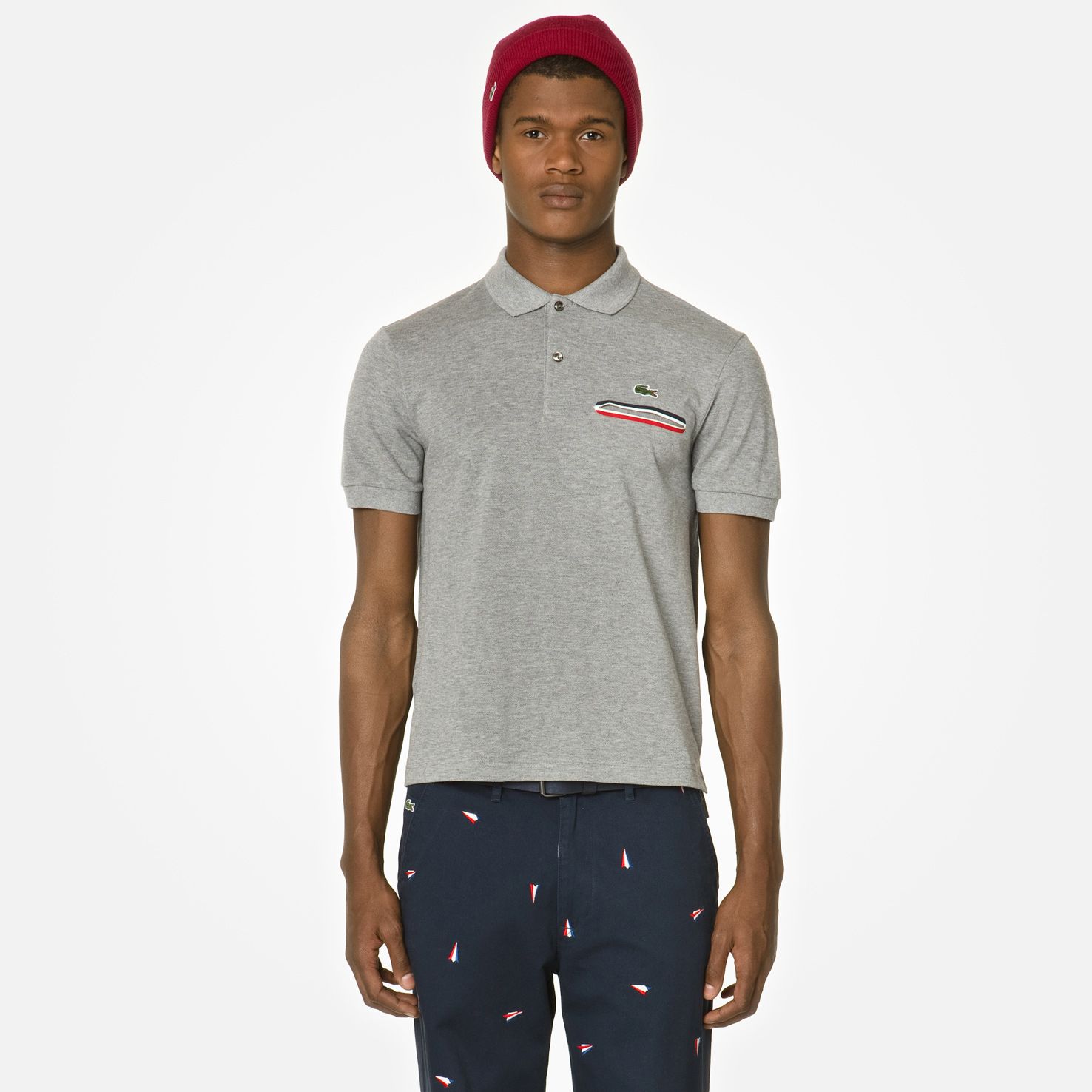 Lacoste Live Ultraslim fit polo with pocket