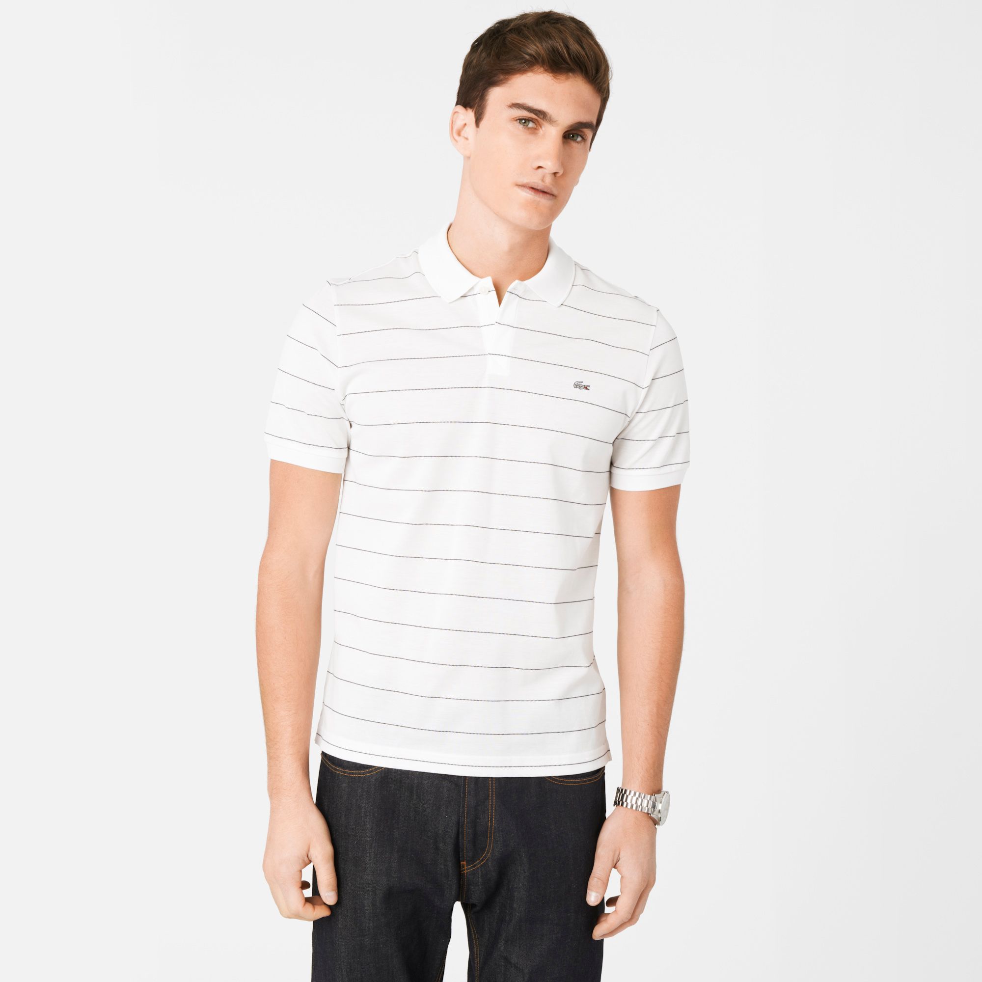  Striped Regular fit Lacoste polo Men