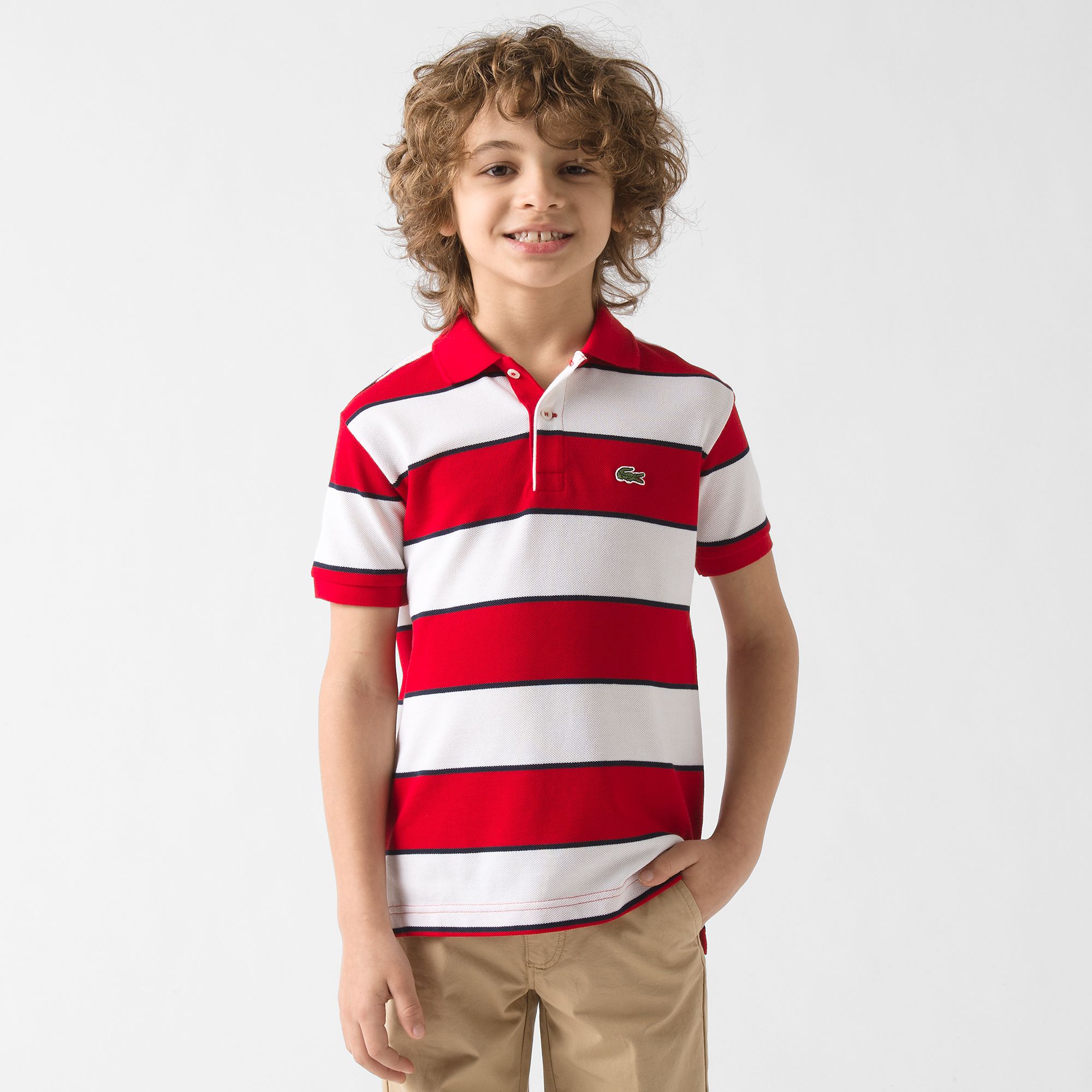 Lacoste Striped polo Boy
