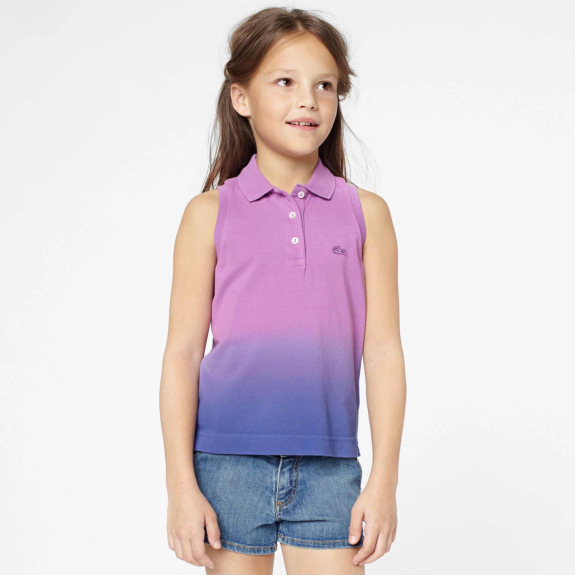 Lacoste Graduated effect sleeveless polo gender.gir